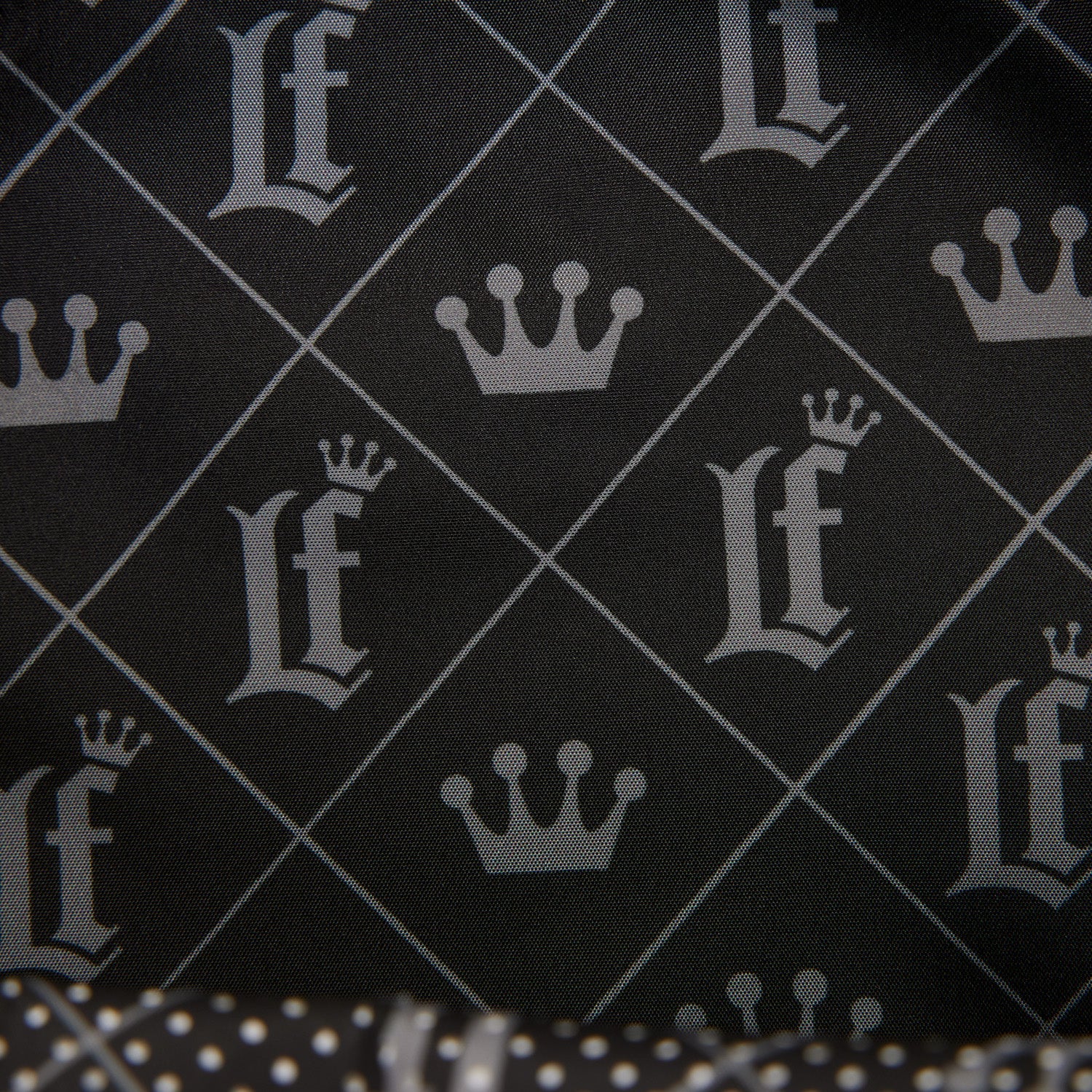 Loungefly Originals Black Quilted Pin Trader Crossbody Bag - GeekCore