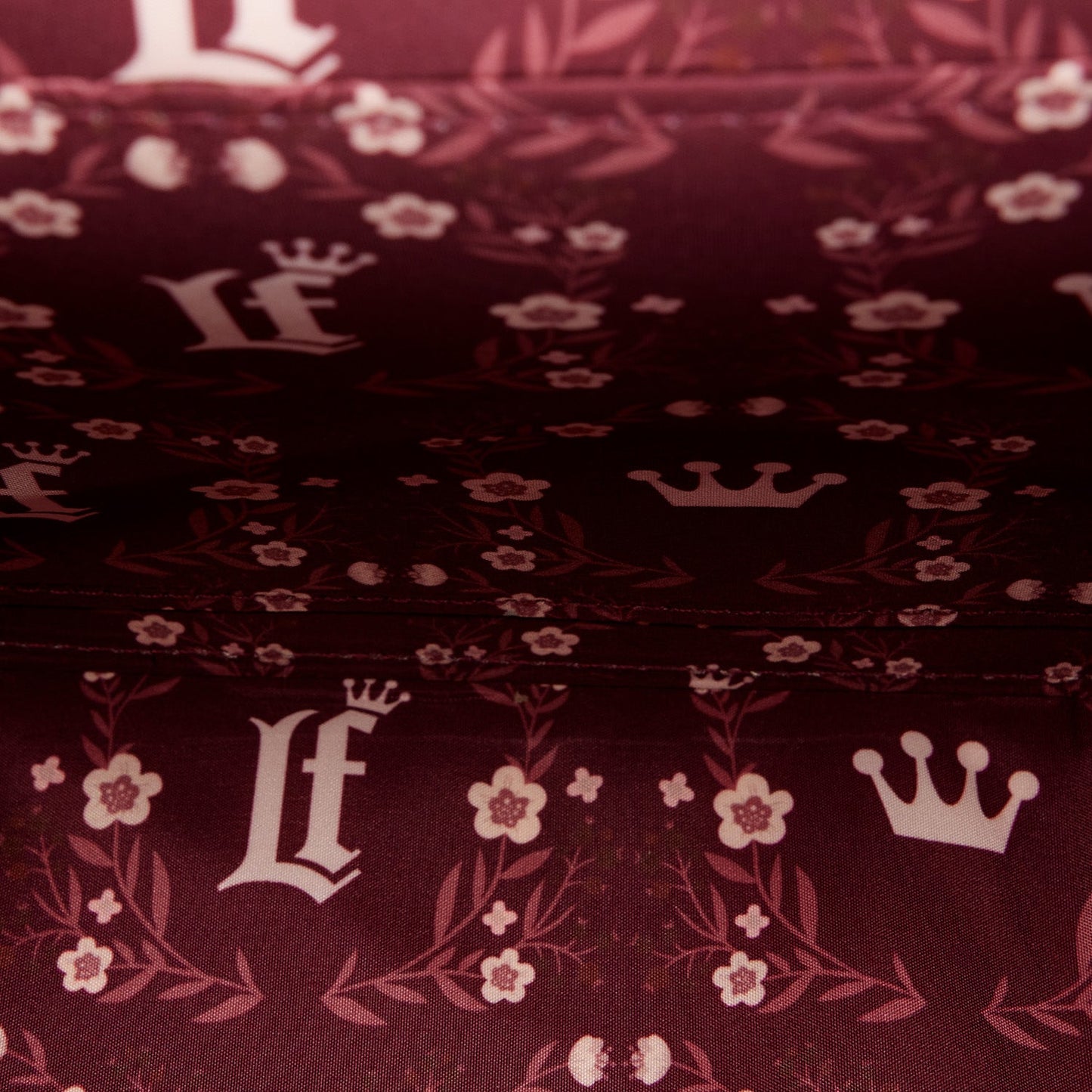 Loungefly Originals Cream & Red Floral Crossbody Bag - GeekCore