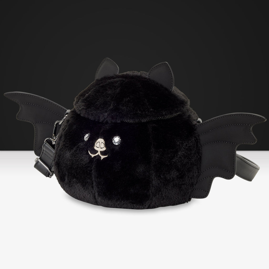 Loungefly Originals Figural Bat Crossbody Bag - GeekCore