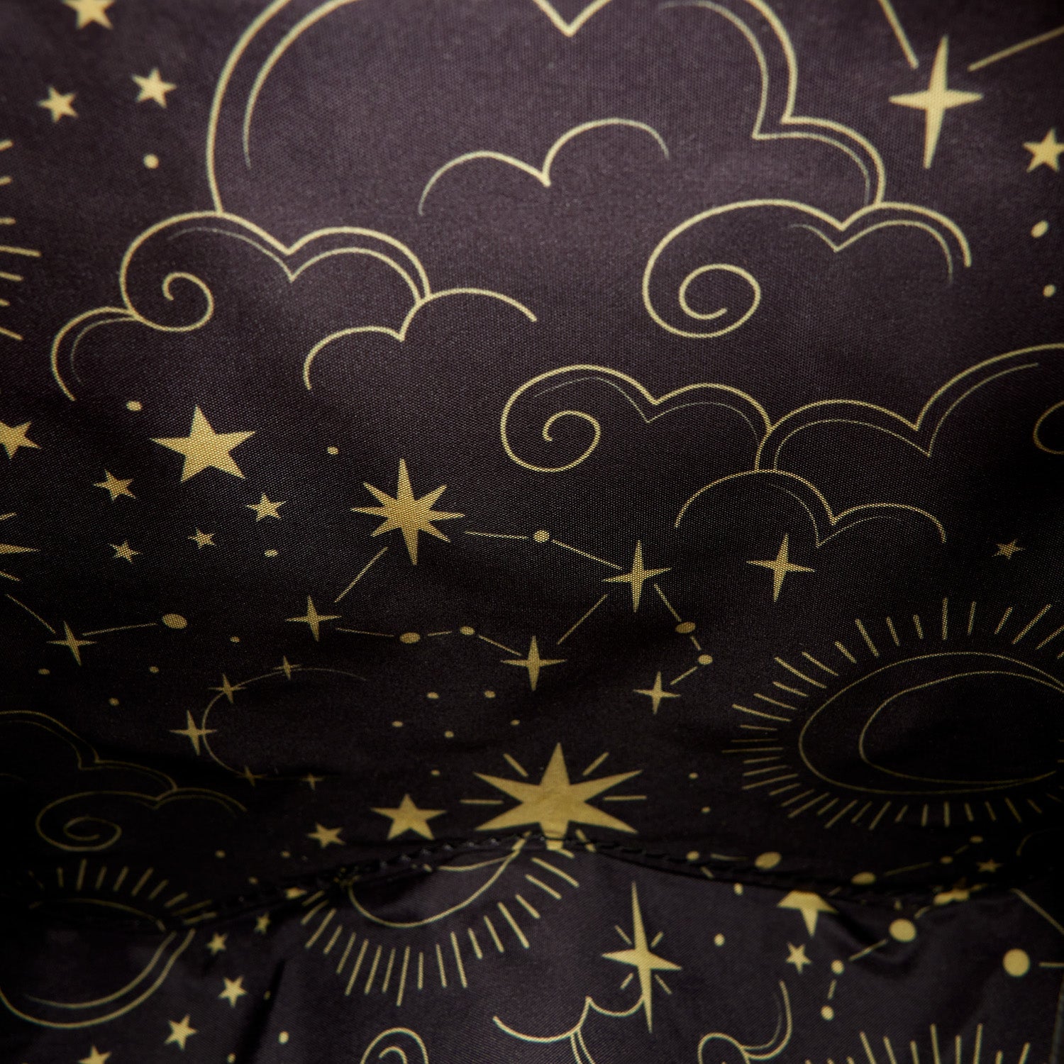 Loungefly Originals Figural Gold Stars Sequin Crossbody Bag - GeekCore