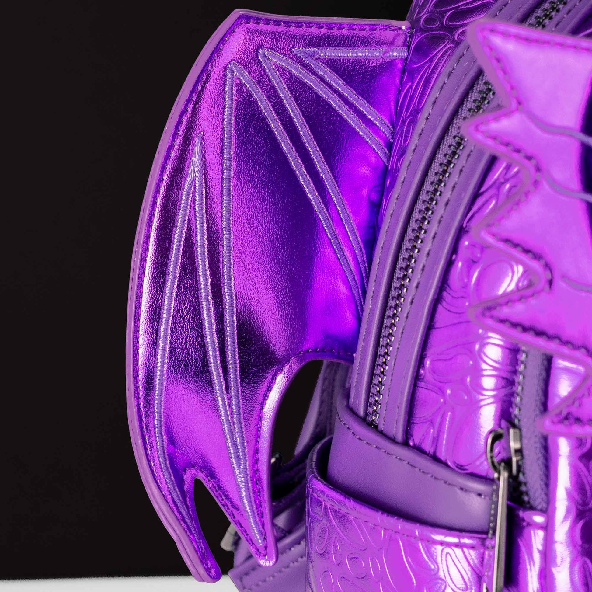 Loungefly Originals Purple Dragon Mini Backpack - GeekCore
