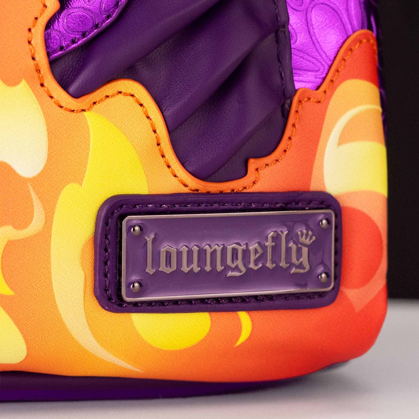 Loungefly Originals Purple Dragon Mini Backpack - GeekCore