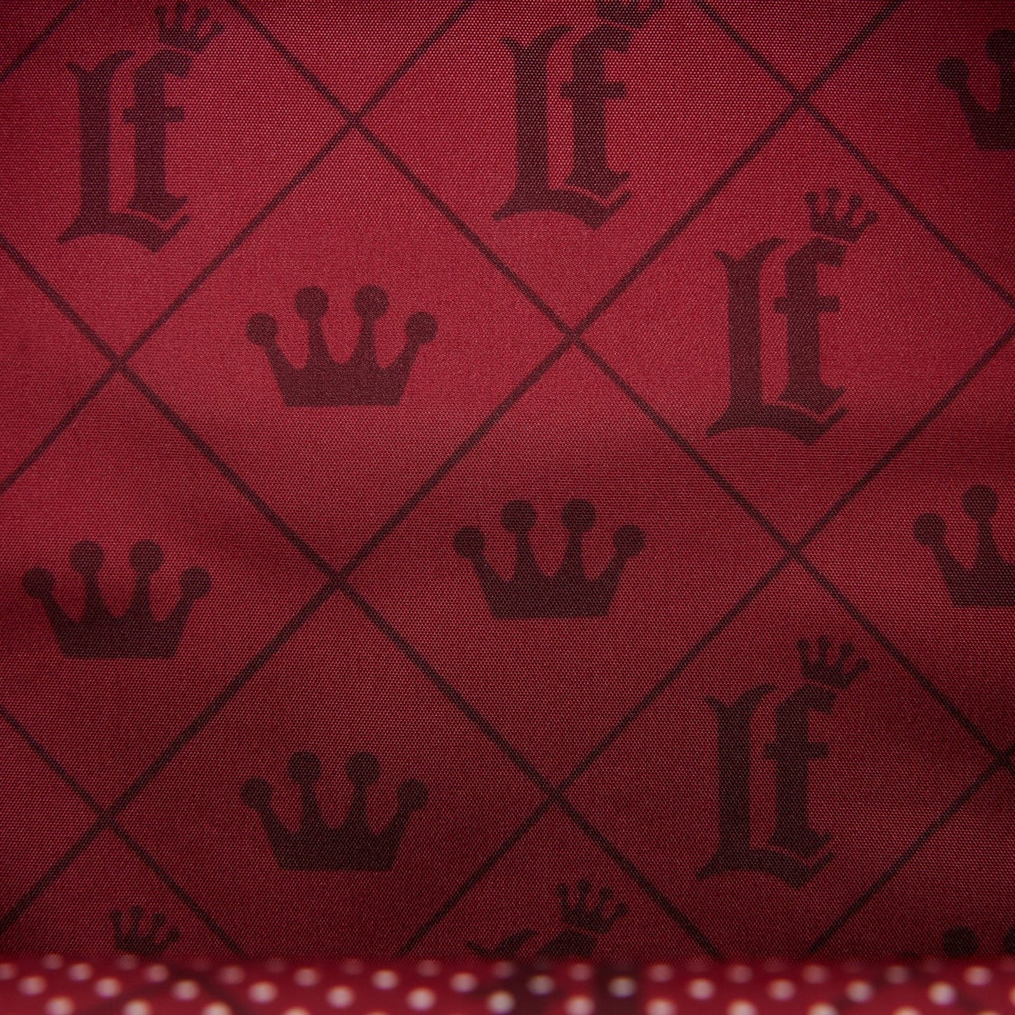 Loungefly Originals Red Quilted Pin Trader Crossbody Bag - GeekCore