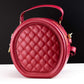 Loungefly Originals Red Quilted Pin Trader Crossbody Bag - GeekCore