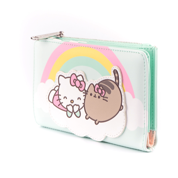 Loungefly Pusheen x Hello Kitty Rainbow Scene Purse - GeekCore