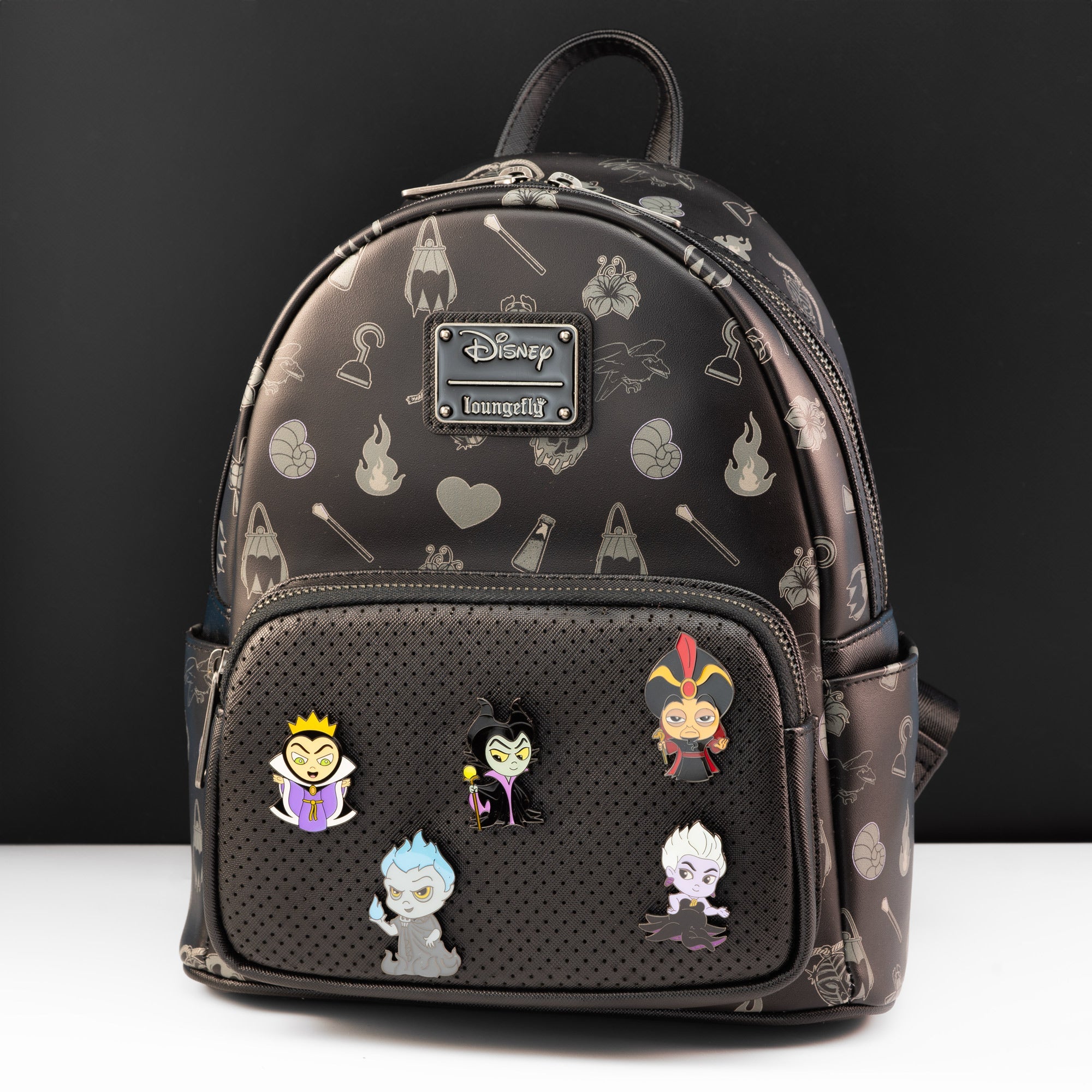 Loungefly Villains Pin Trader Mini Backpack - GeekCore