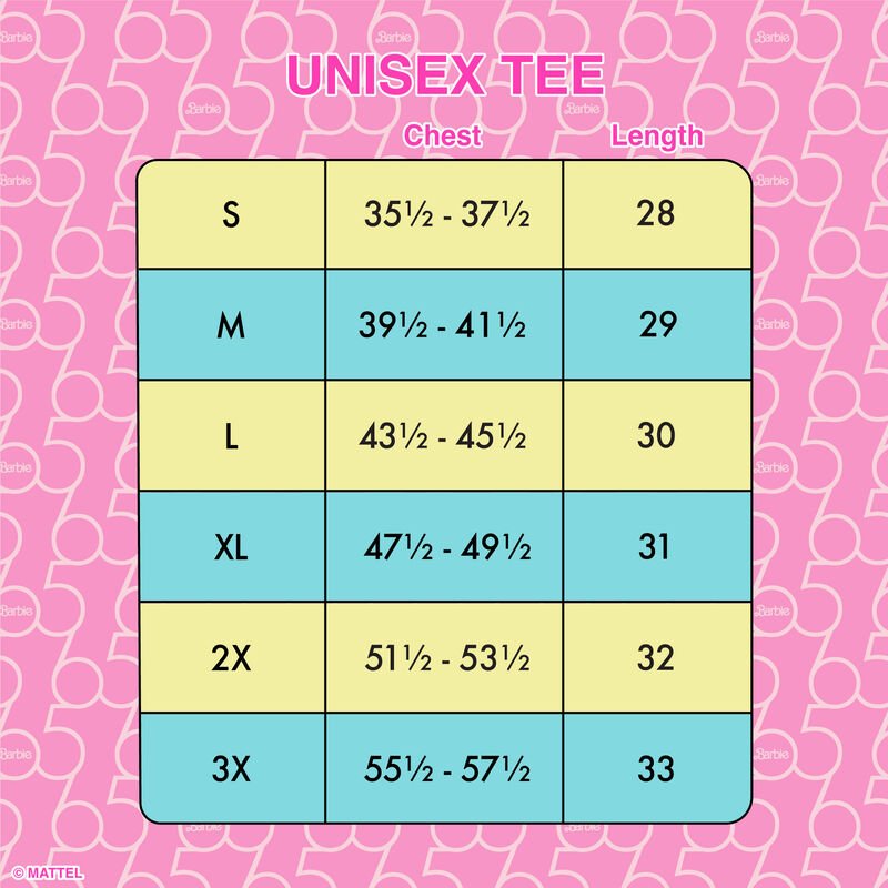 Loungefly x Barbie 65th Anniversary Tee Shirt - GeekCore