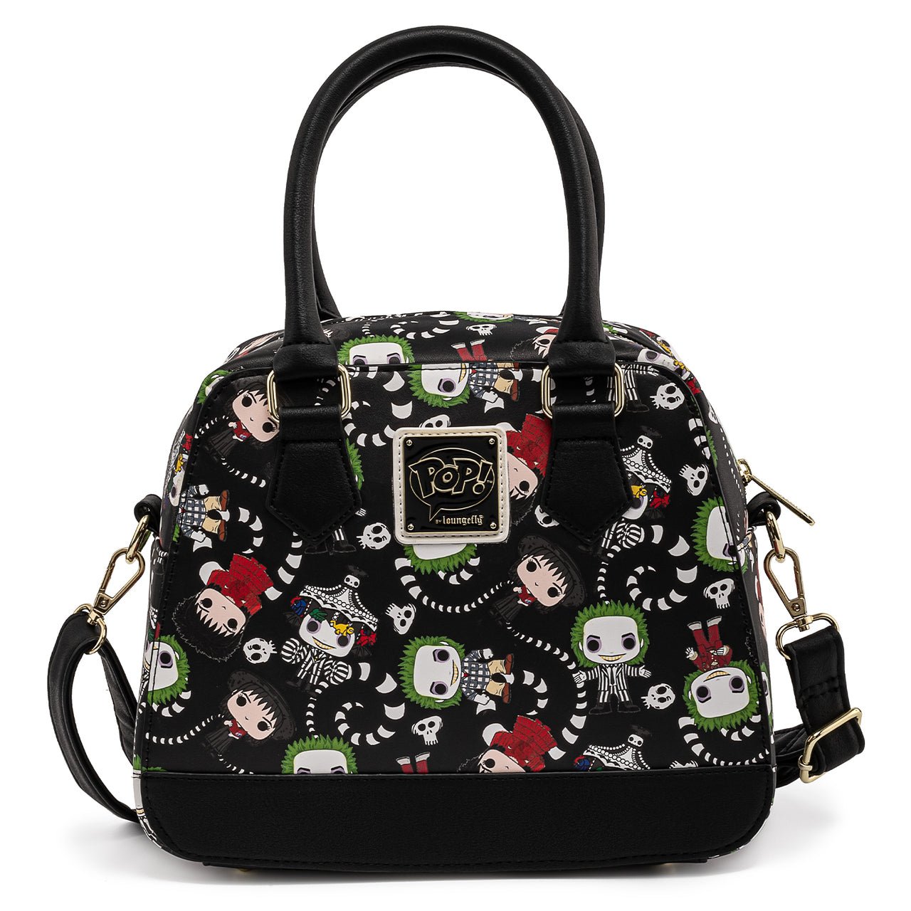 Loungefly x Beetlejuice All Over Print Crossbody Bag - GeekCore