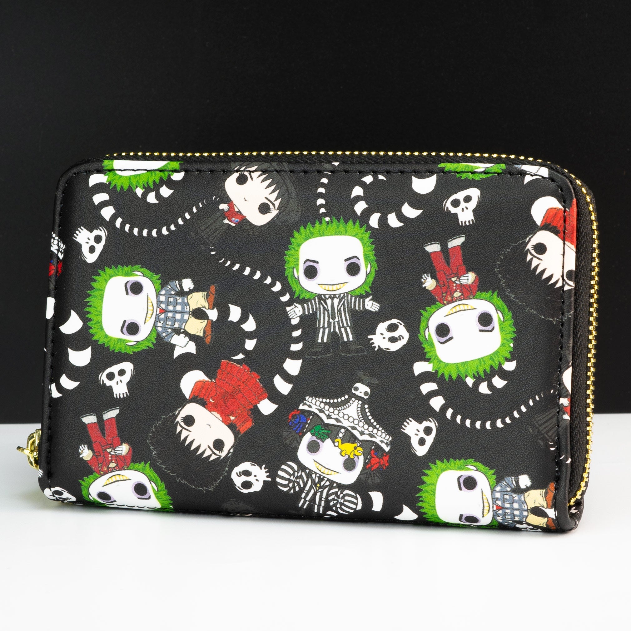 Loungefly x Beetlejuice All Over Print Purse - GeekCore