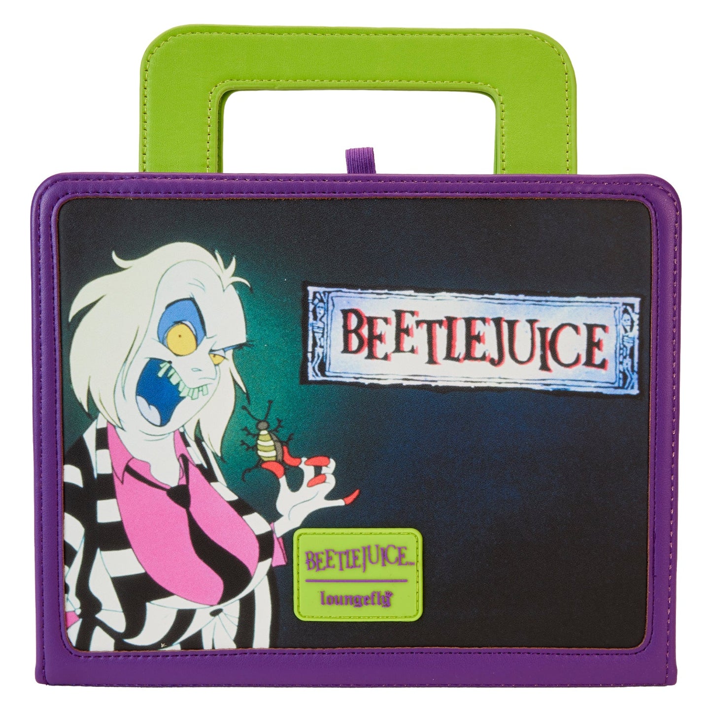 Loungefly x Beetlejuice Cartoon Lunchbox Journal - GeekCore
