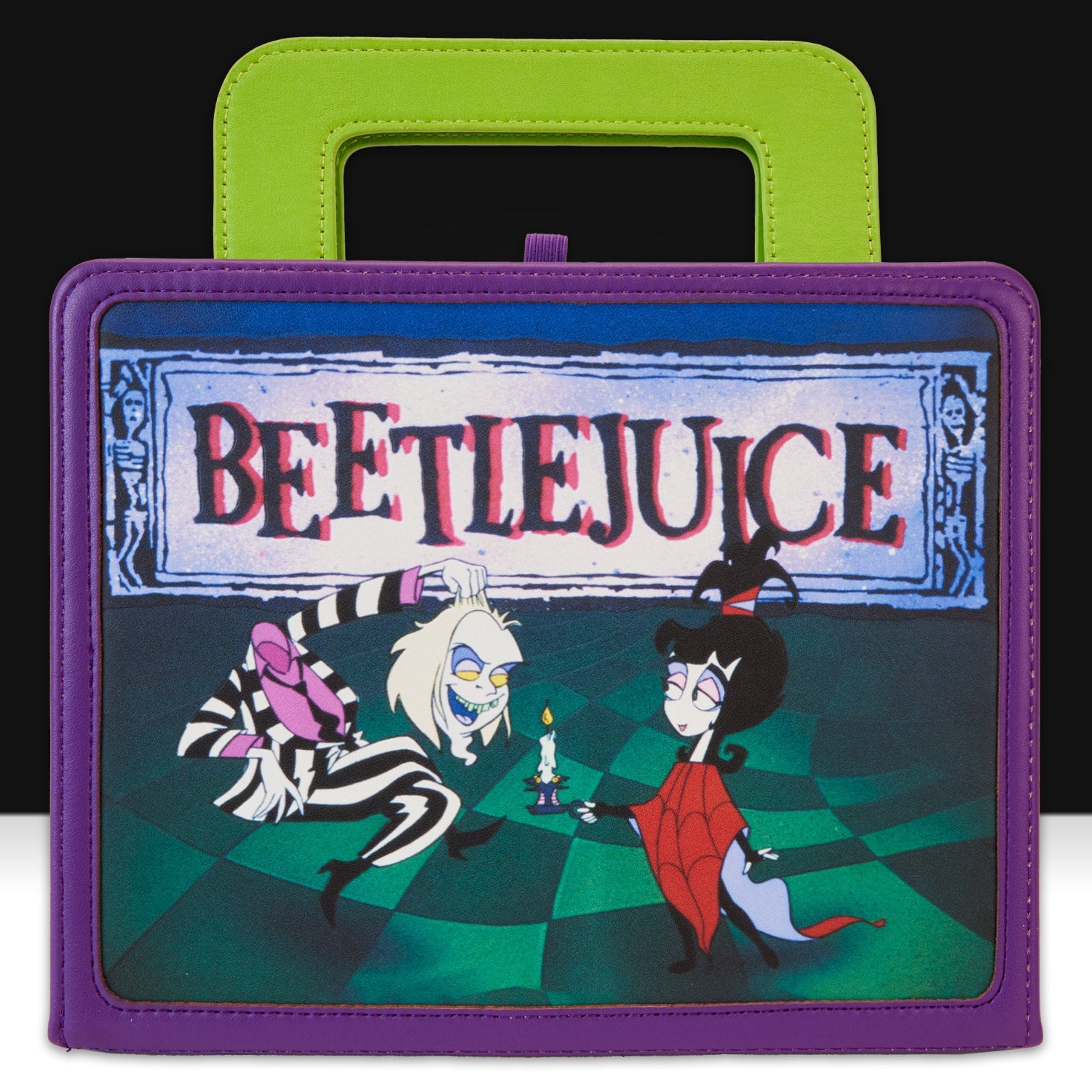 Loungefly x Beetlejuice Cartoon Lunchbox Journal - GeekCore