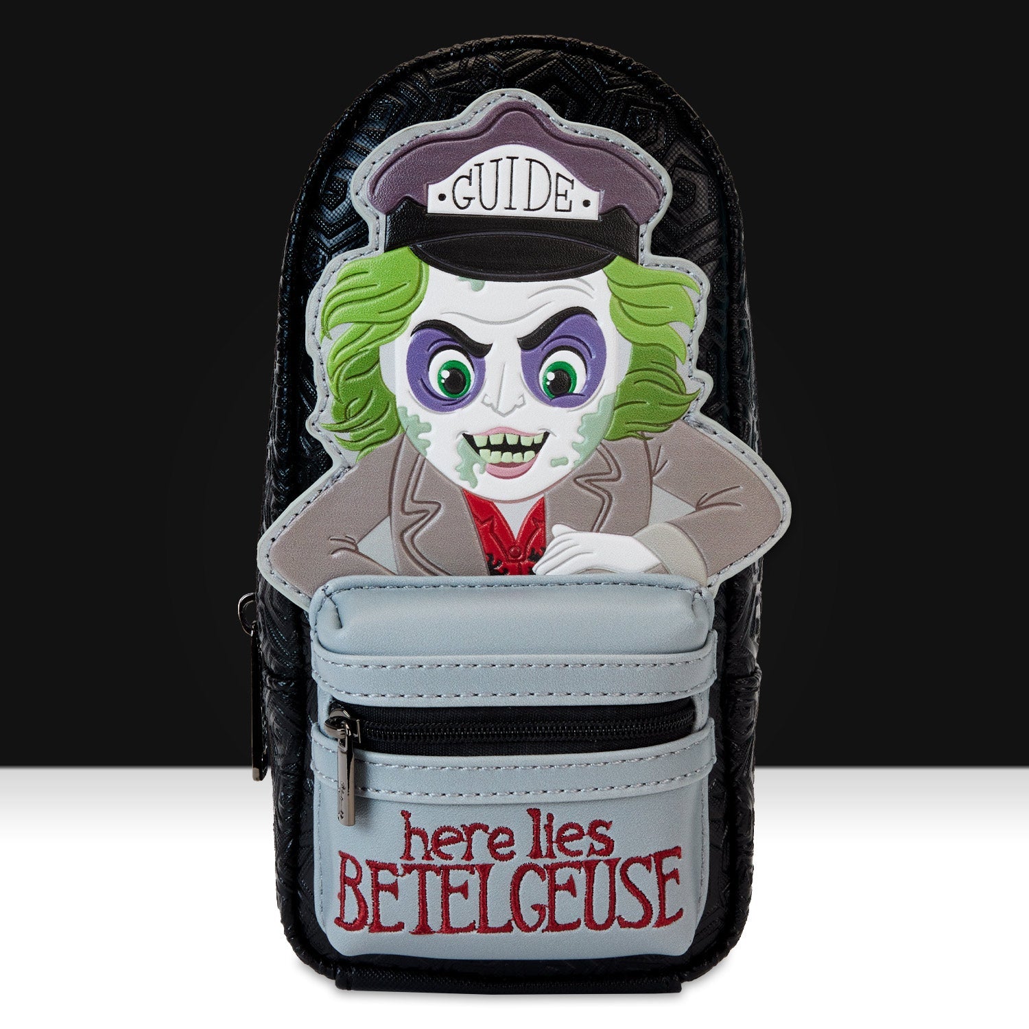 Loungefly x Beetlejuice Here Lies Betelgeuse Mini Backpack Pencil Case - GeekCore