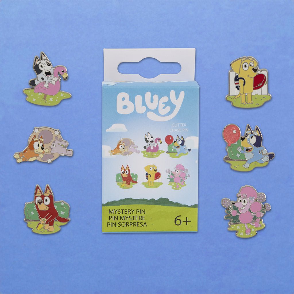 Loungefly x Bluey Characters Blind Box Mystery Pin - GeekCore