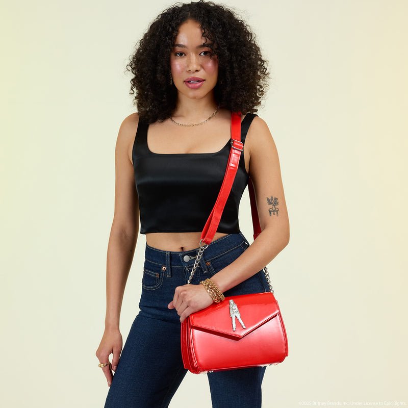 Loungefly x Britney Spears Oops! I Did It Again Crossbody Bag - GeekCore