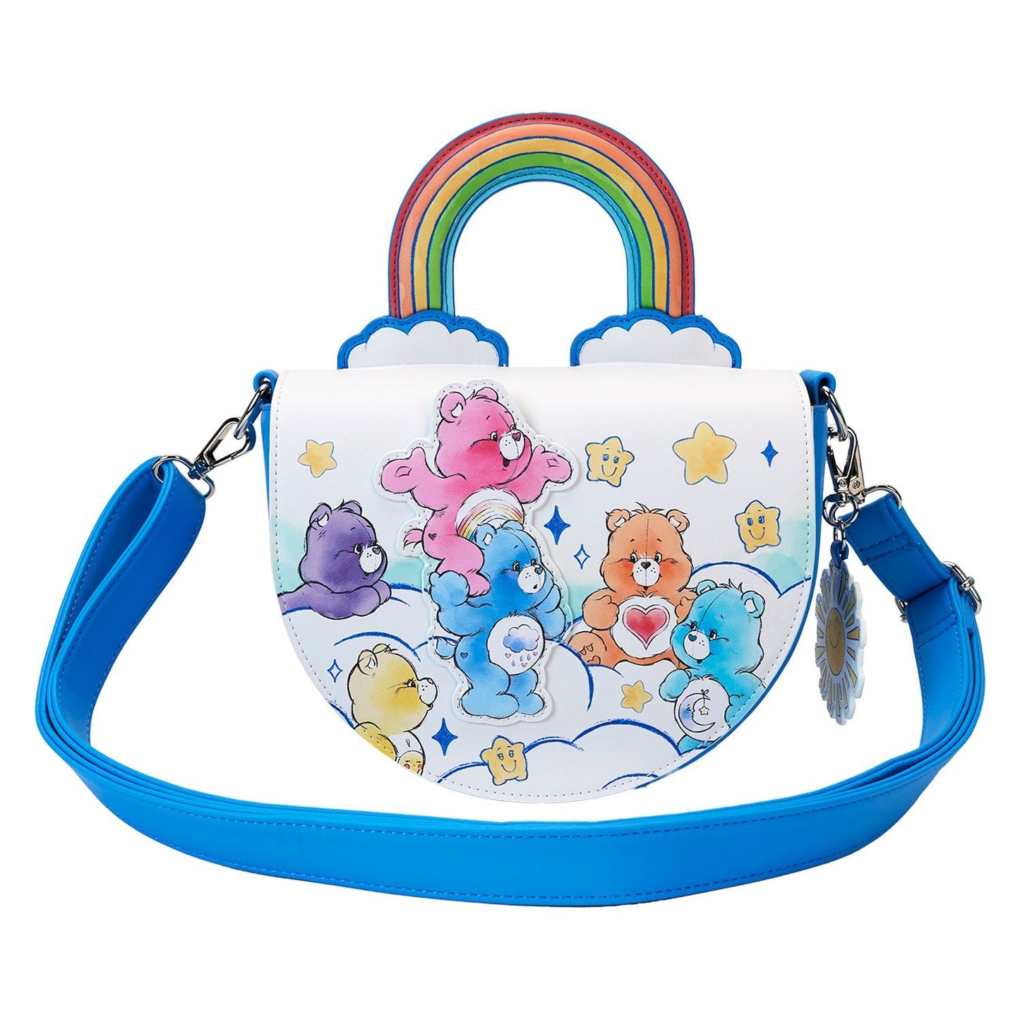 Loungefly x Care Bears Rainbow Handle Crossbody Bag - GeekCore