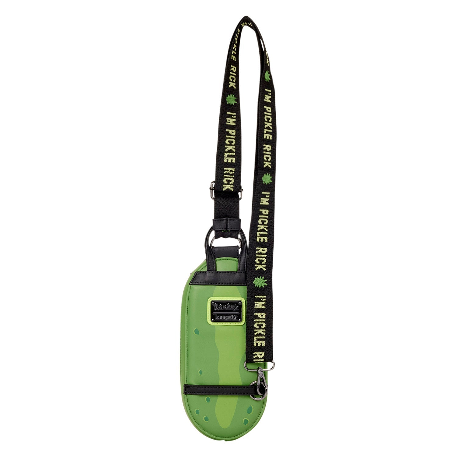 Loungefly x Cartoon Network Rick and Morty Pickle Rick Sling Crossbody Bag - GeekCore