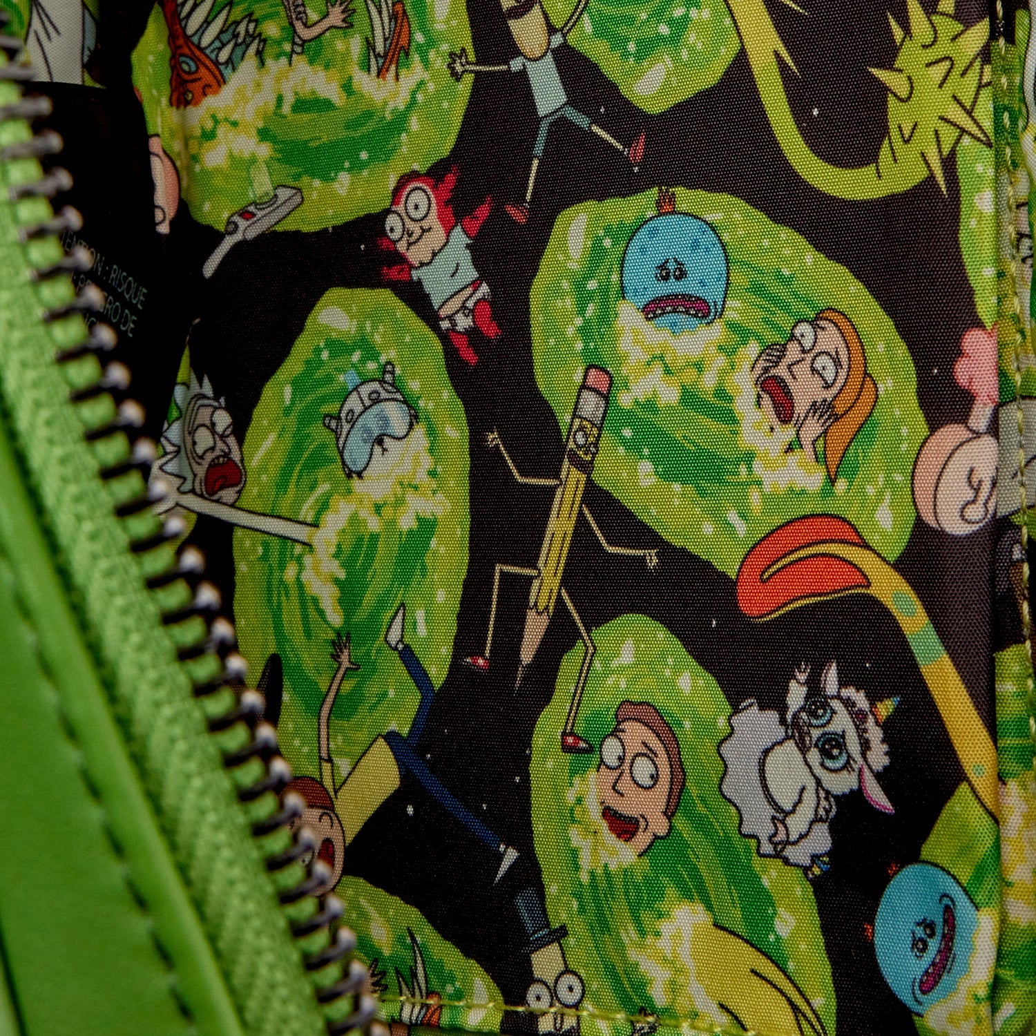 Loungefly x Cartoon Network Rick and Morty Pickle Rick Sling Crossbody Bag - GeekCore