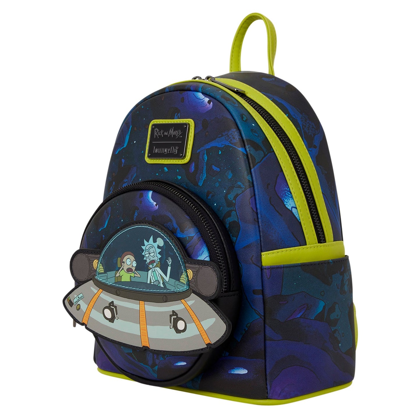 Loungefly x Cartoon Network Rick and Morty Space Cruiser Mini Backpack - GeekCore