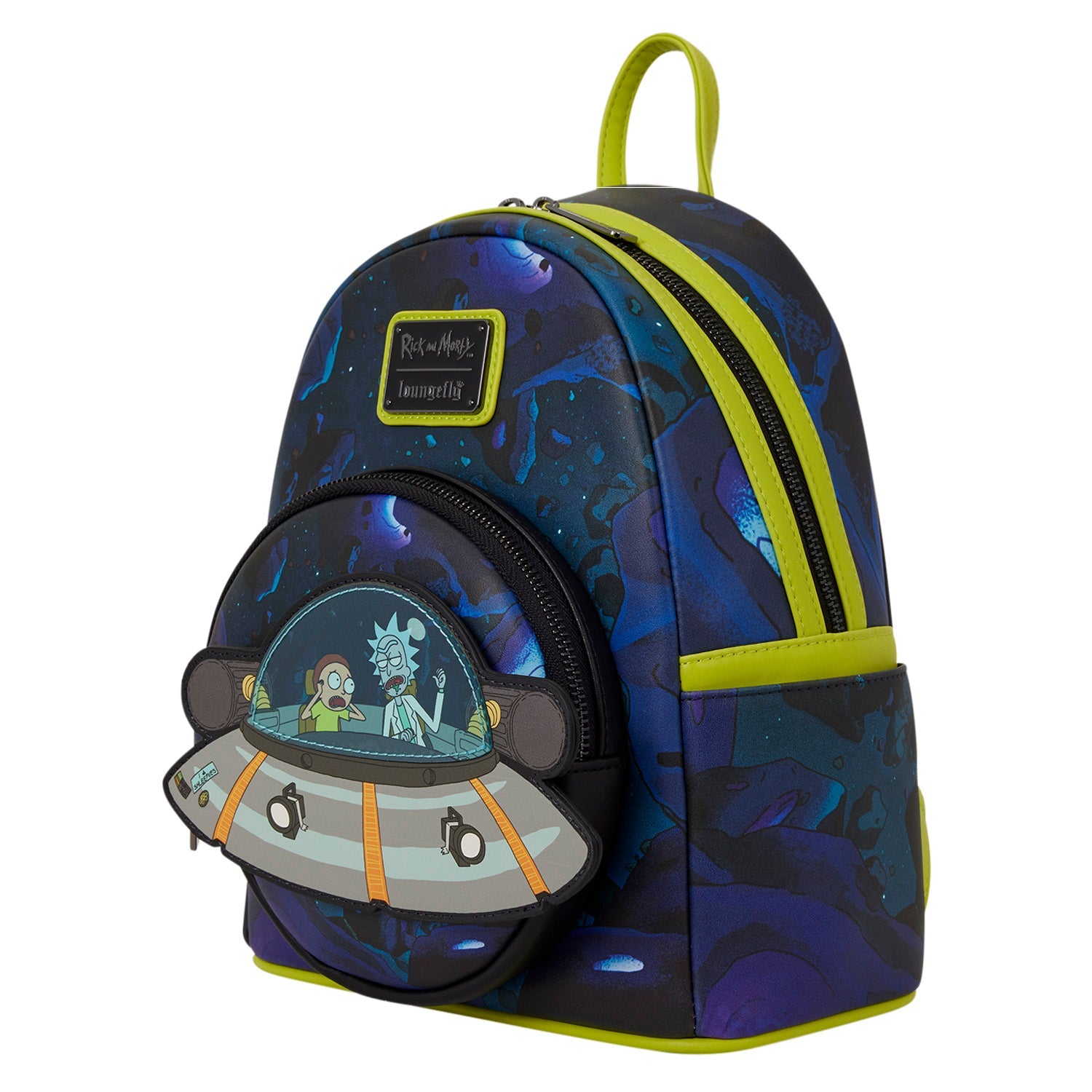 Loungefly x Cartoon Network Rick and Morty Space Cruiser Mini Backpack - GeekCore