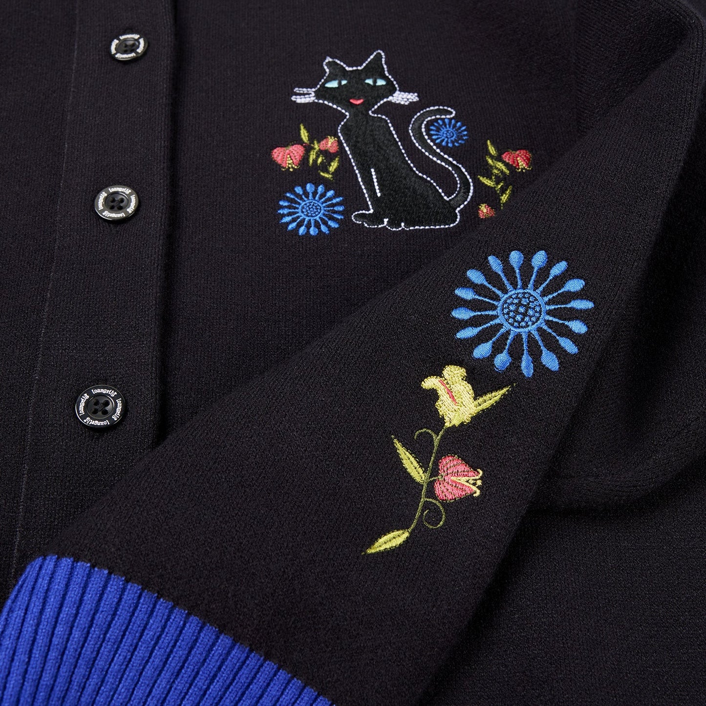 Loungefly x Coraline Cat Dragonfly Collared Cardigan - GeekCore