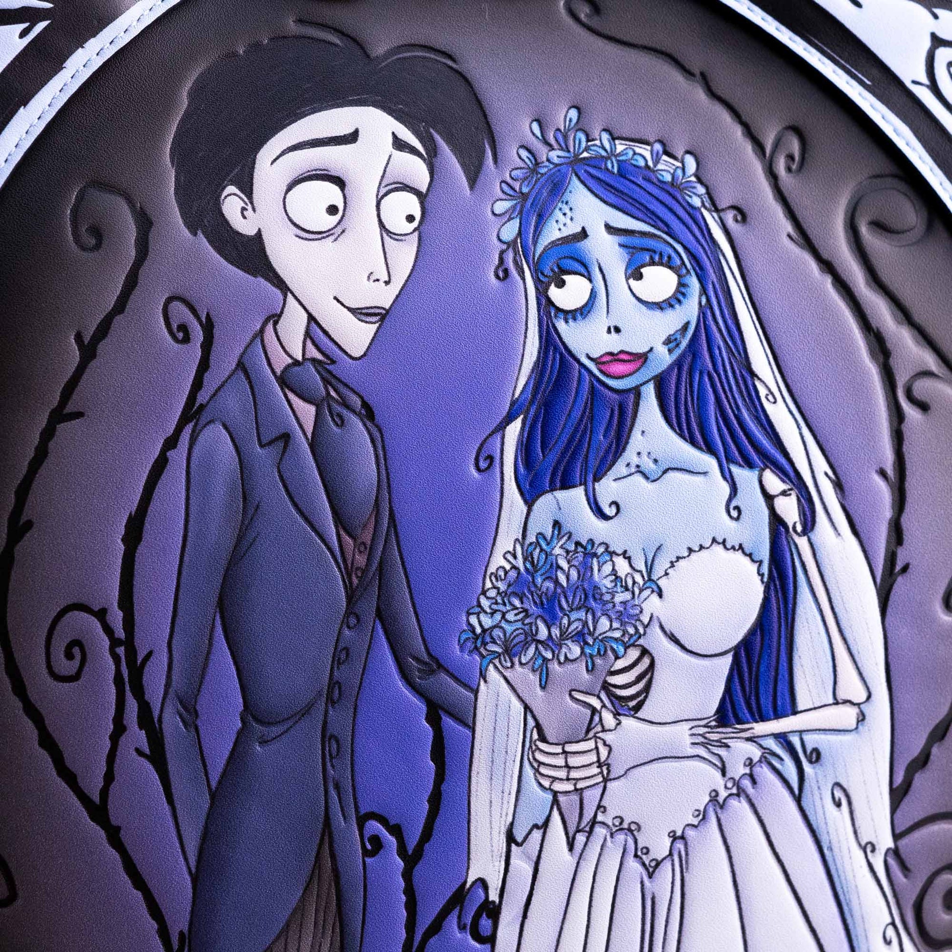 Loungefly x Corpse Bride Victor and Emily Among Vines Tote Bag - GeekCore