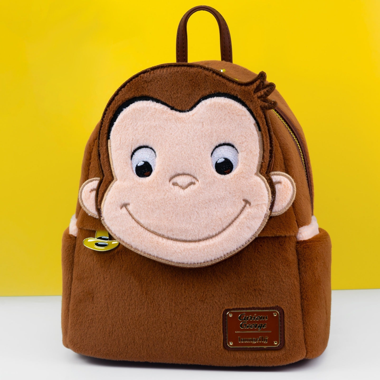 Loungefly x Curious George Plush Cosplay Mini Backpack - GeekCore