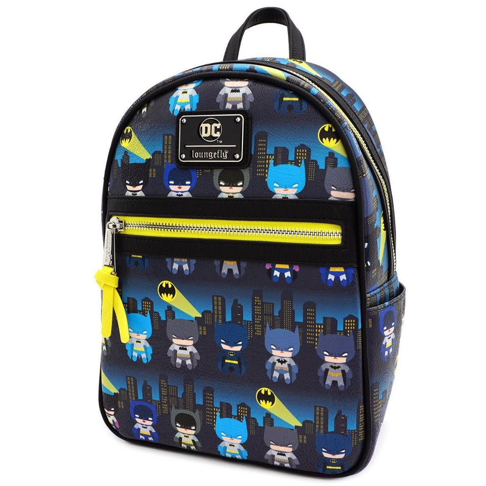 Loungefly X DC Comics Batman 80th Anniversary Chibi Mini Backpack ...