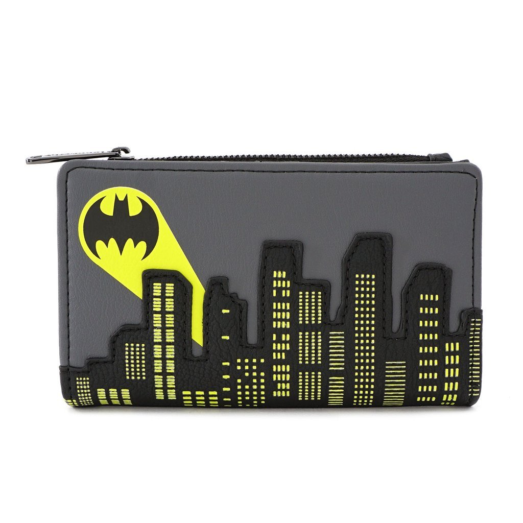 Loungefly x DC Comics Batman 80th Anniversary City Signal Flap Purse - GeekCore