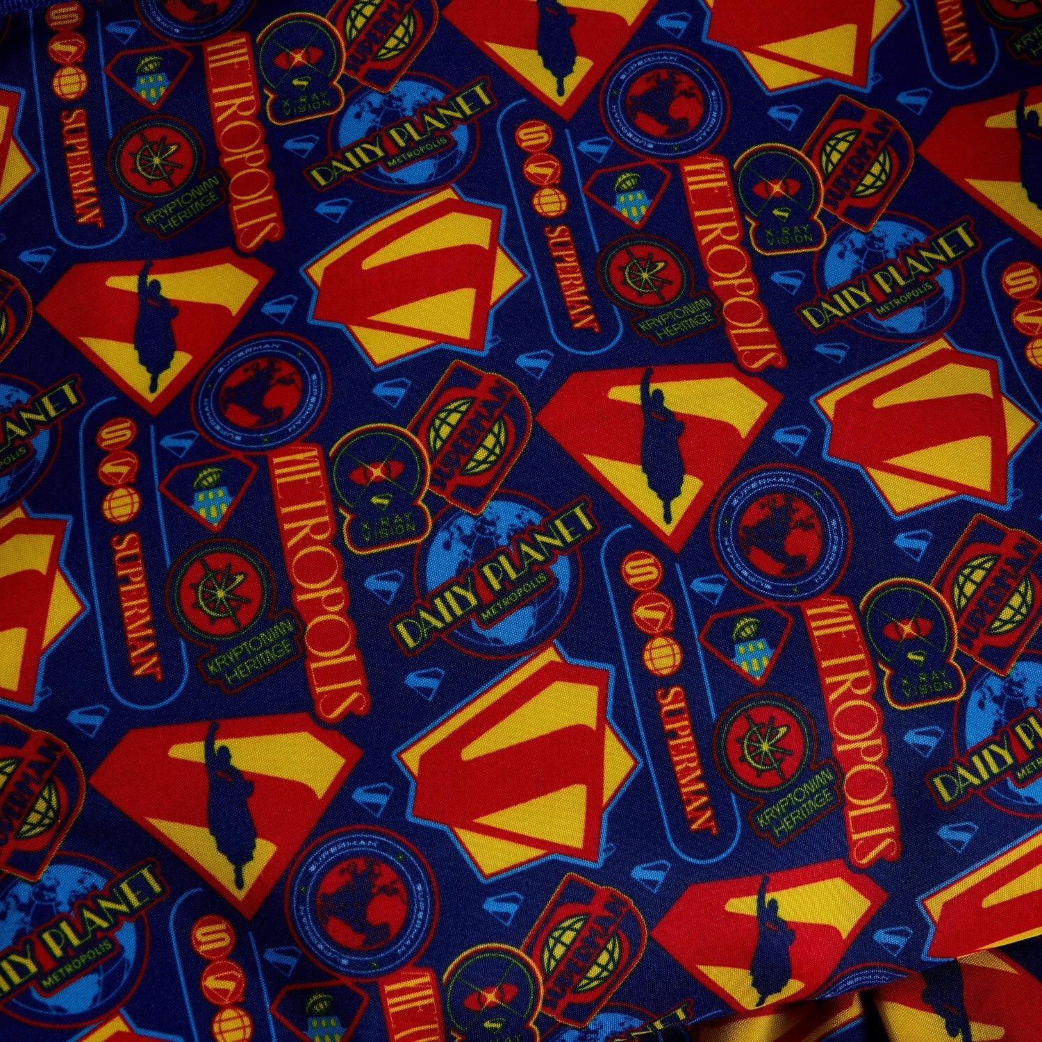 Loungefly x DC Comics Superman Nylon Full - Size Backpack - GeekCore