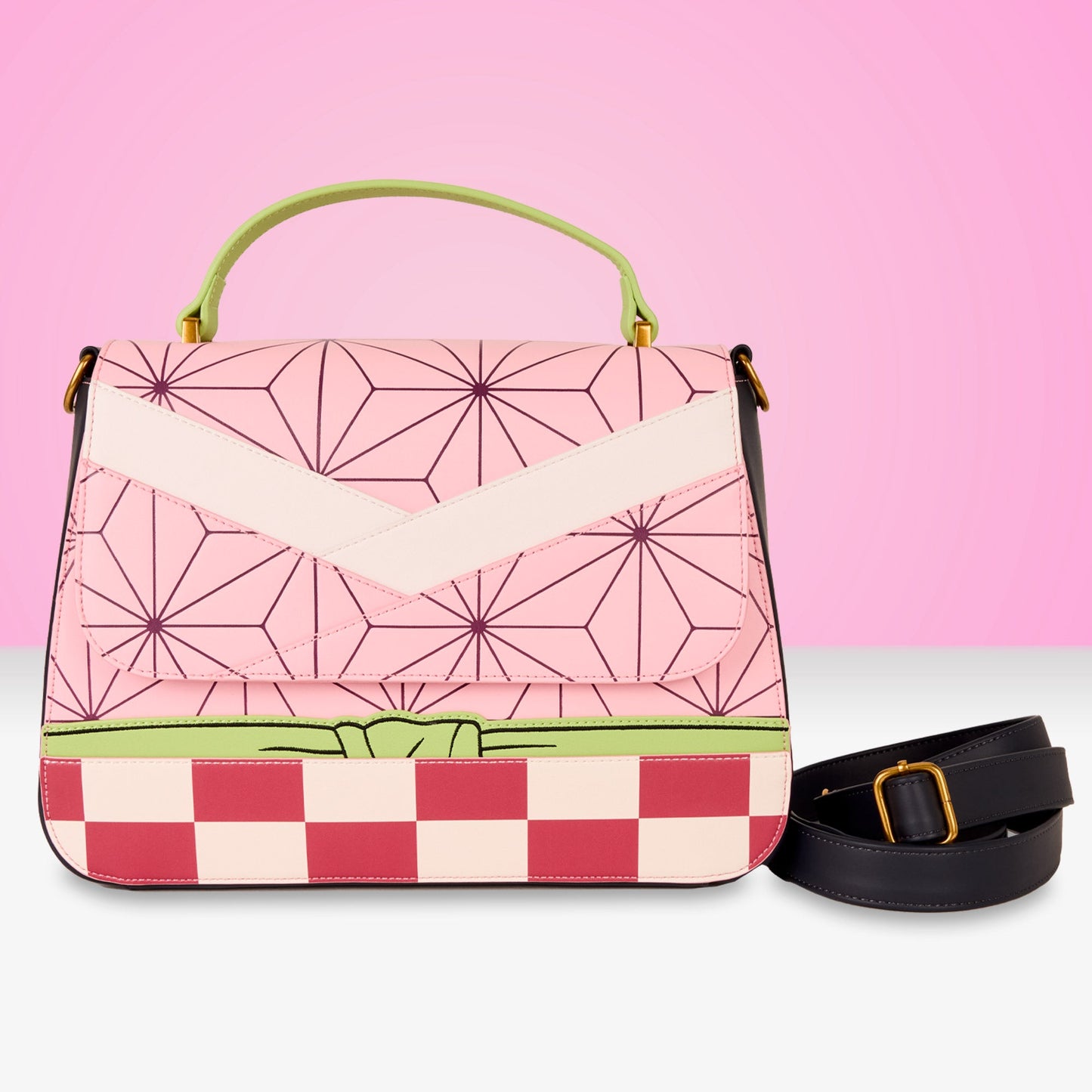 Loungefly x Demon Slayer Nezuko Kamado Cosplay Crossbody Bag - GeekCore