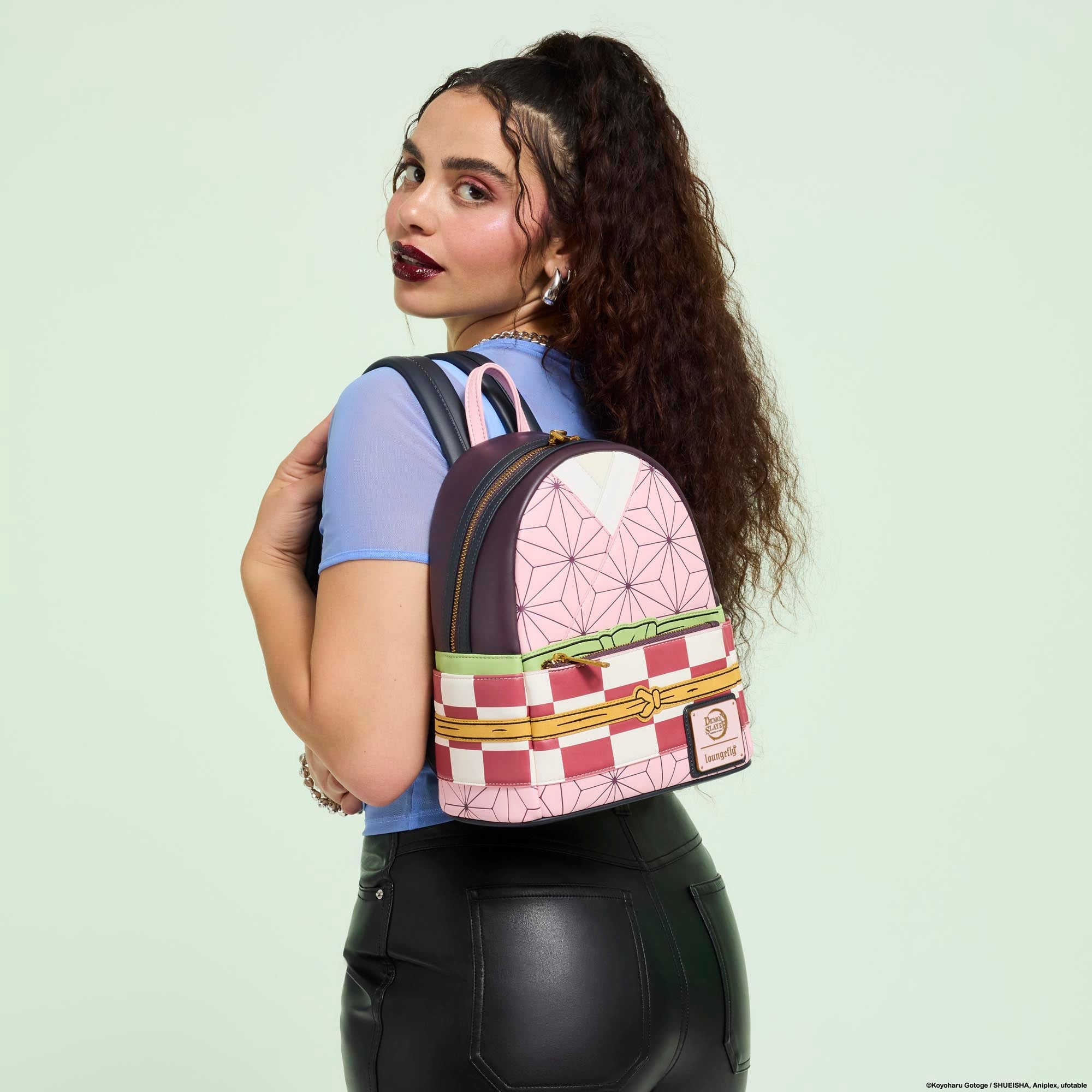 Loungefly x Demon Slayer Nezuko Kamado Cosplay Mini Backpack - GeekCore