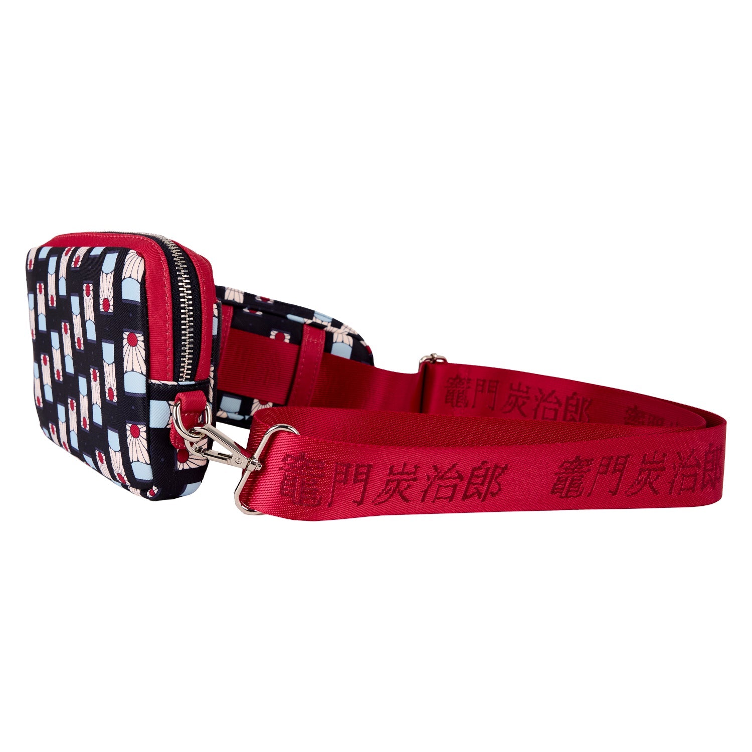 Loungefly x Demon Slayer Tanjiro AOP Sling Bag - GeekCore