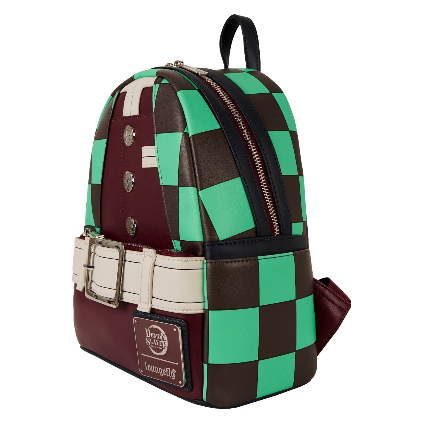 Loungefly x Demon Slayer Tanjiro Kamado Cosplay Mini Backpack - GeekCore
