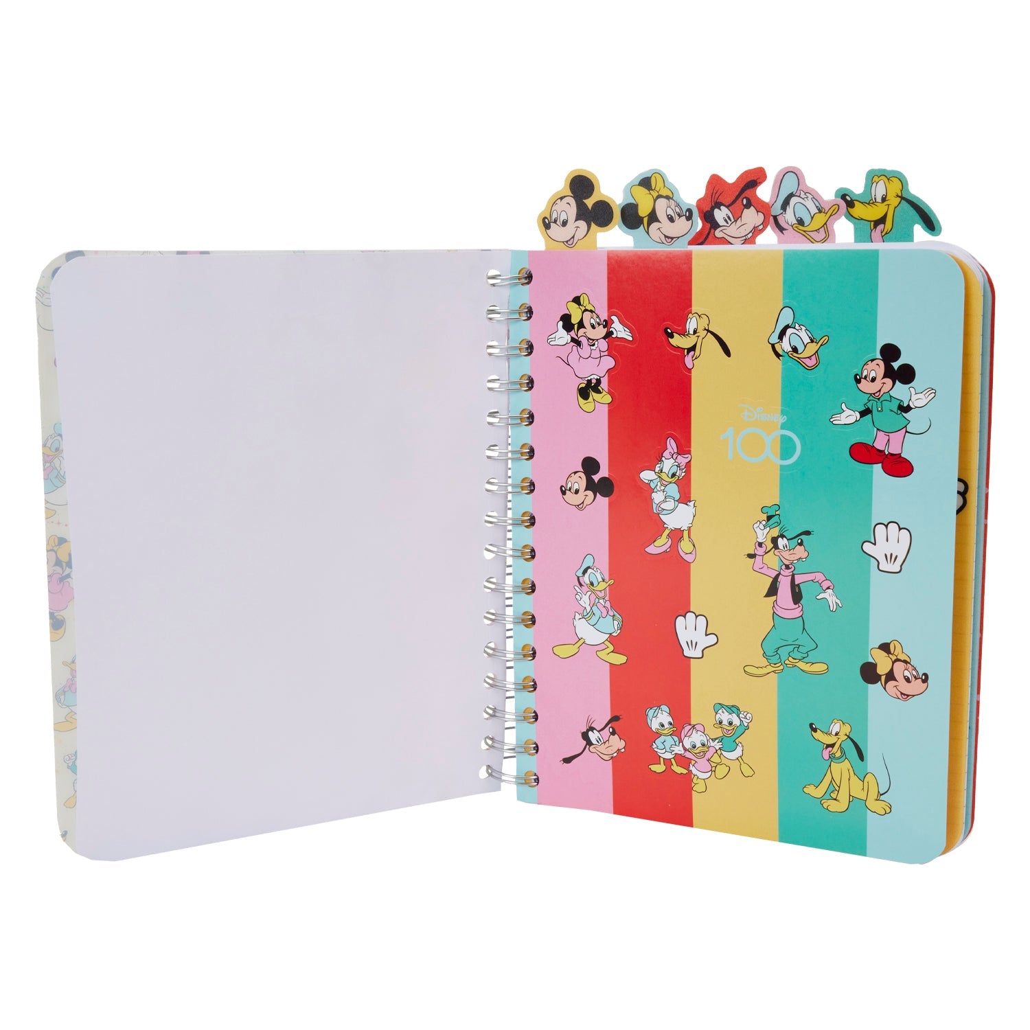 Loungefly x Disney 100th Anniversary Mickey and Friends Spiral Notebook Journal - GeekCore