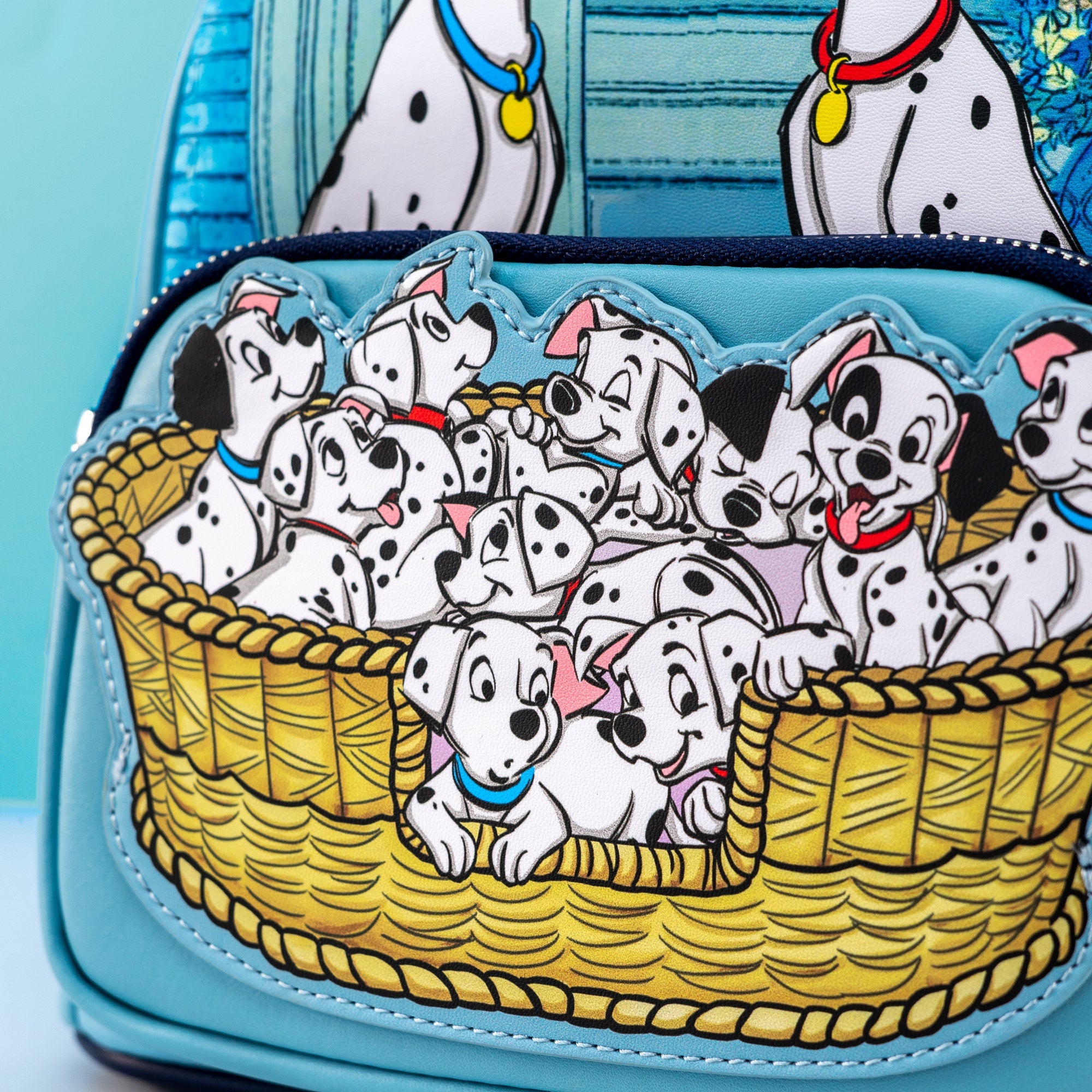 Loungefly x Disney 101 Dalmatians Puppy Basket Mini Backpack - GeekCore