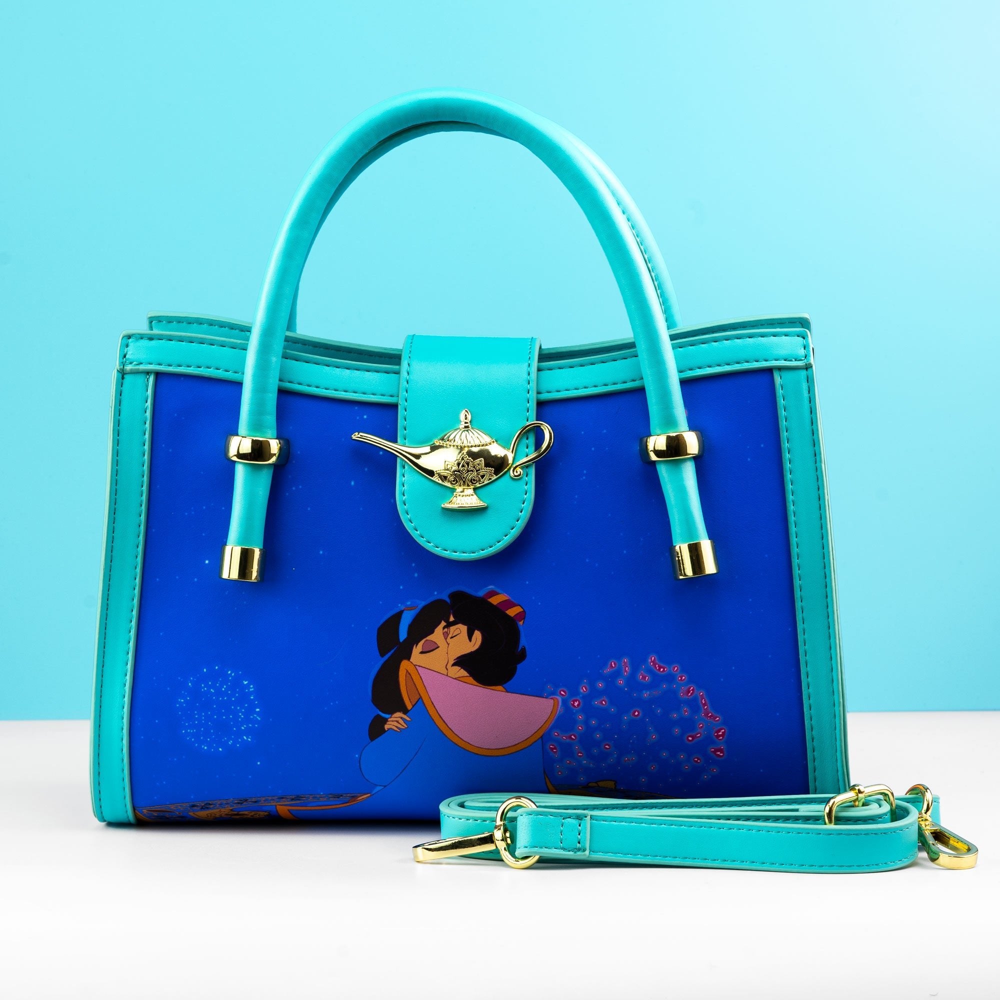 Loungefly x Disney Aladdin Scenes Crossbody Bag - GeekCore