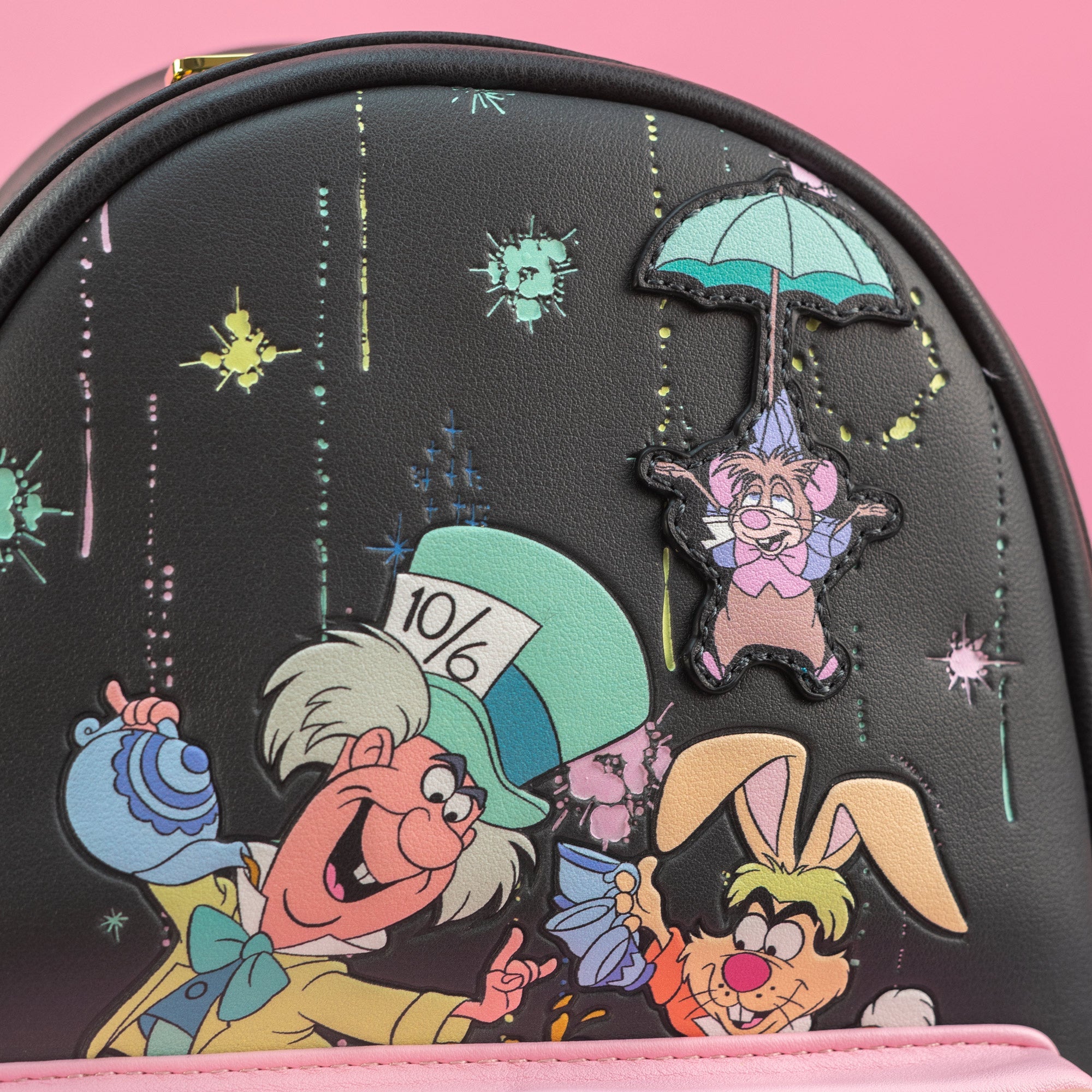 Loungefly x Disney Alice in Wonderland A Very Merry Unbirthday To You Mini Backpack - GeekCore