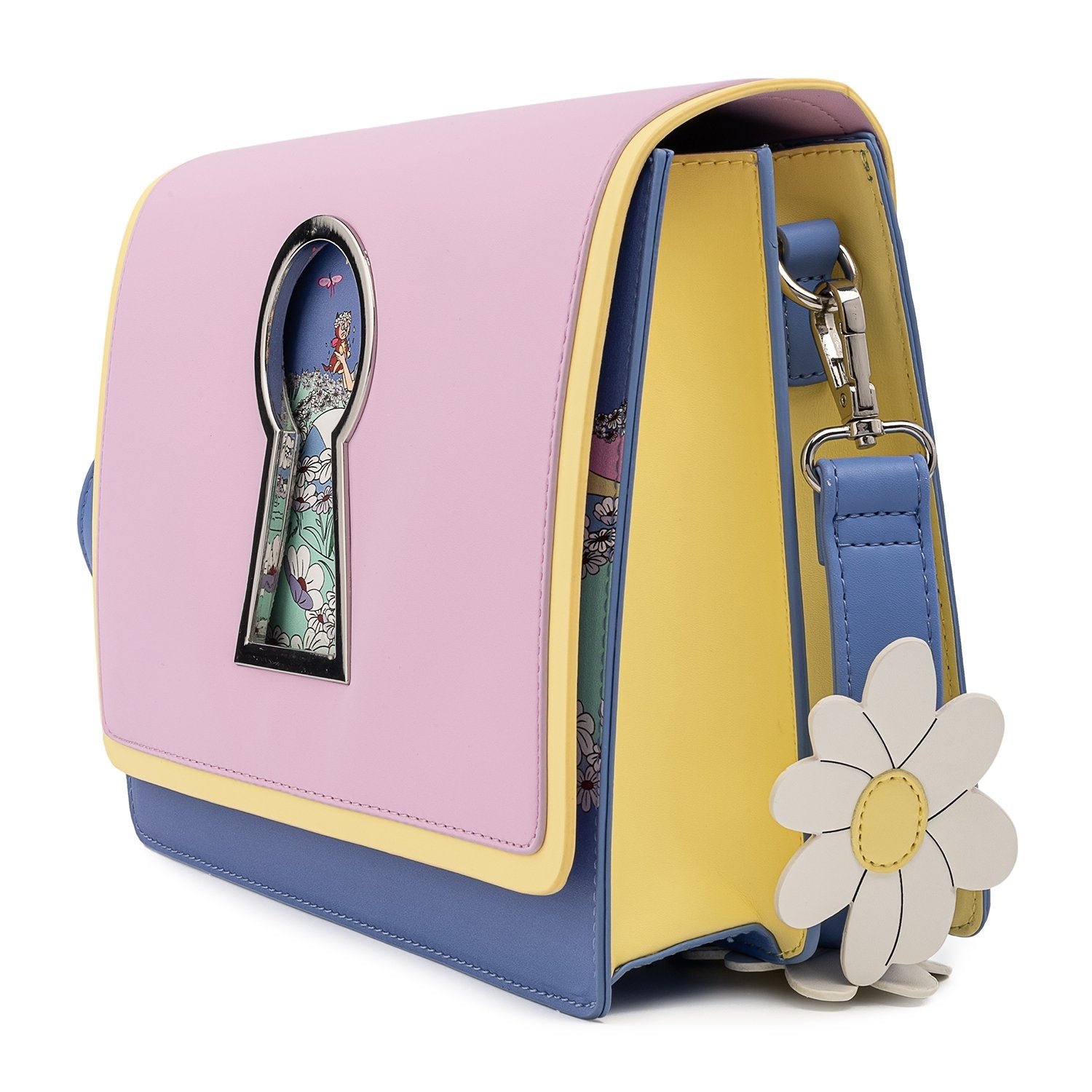 Loungefly x Disney Alice in Wonderland Key Hole Crossbody Bag - GeekCore