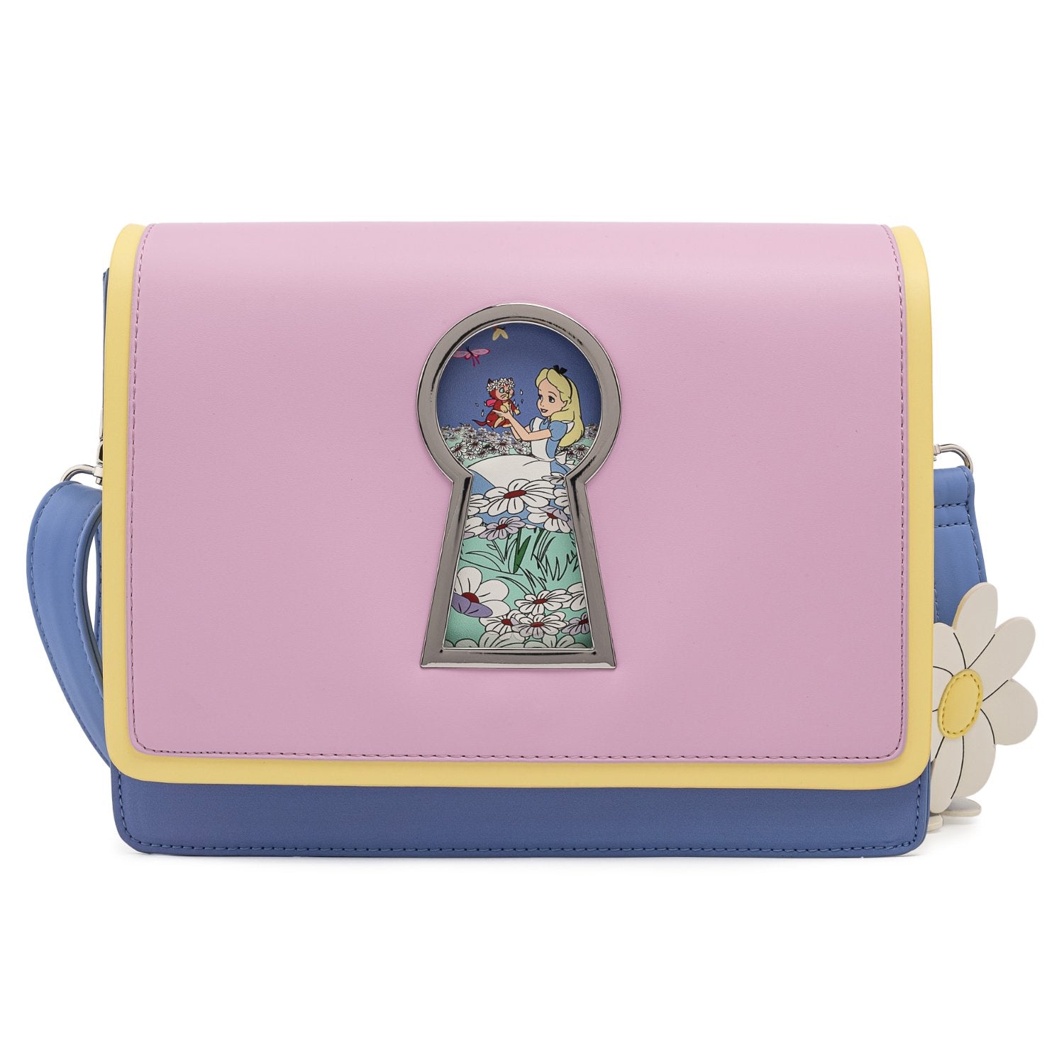 Loungefly x Disney Alice in Wonderland Key Hole Crossbody Bag - GeekCore