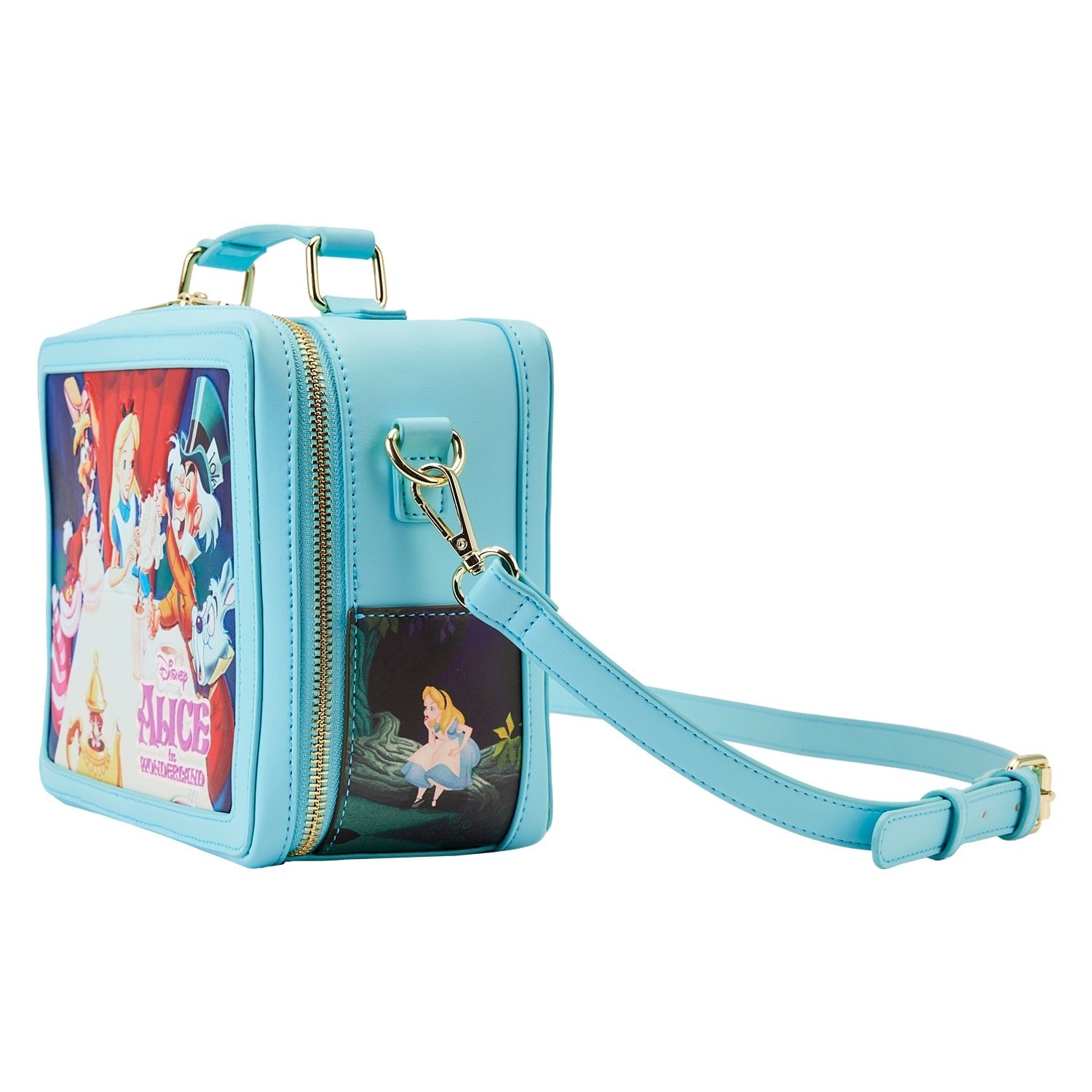 Loungefly x Disney Alice in Wonderland Lunchbox Crossbody Bag - GeekCore