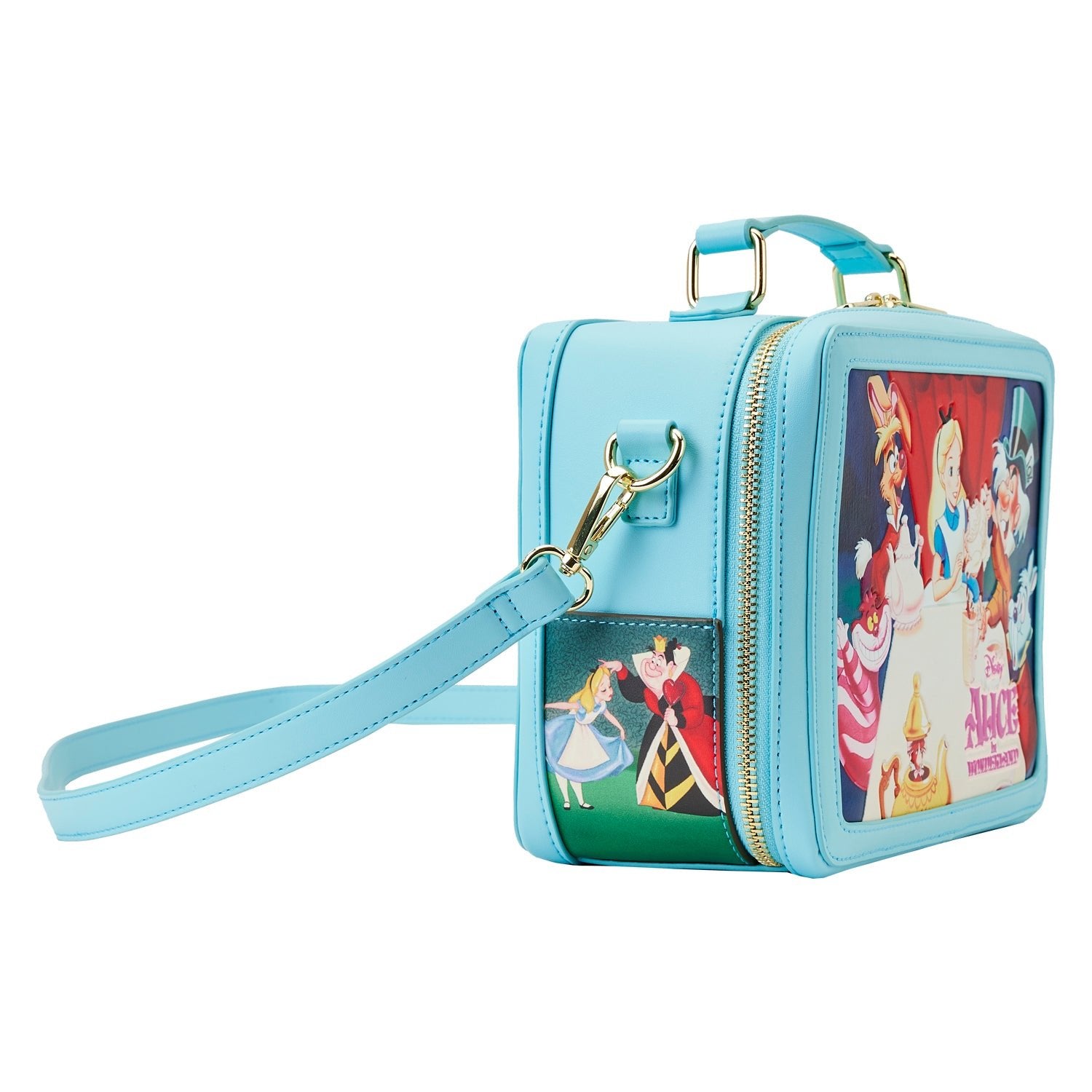 Loungefly x Disney Alice in Wonderland Lunchbox Crossbody Bag - GeekCore