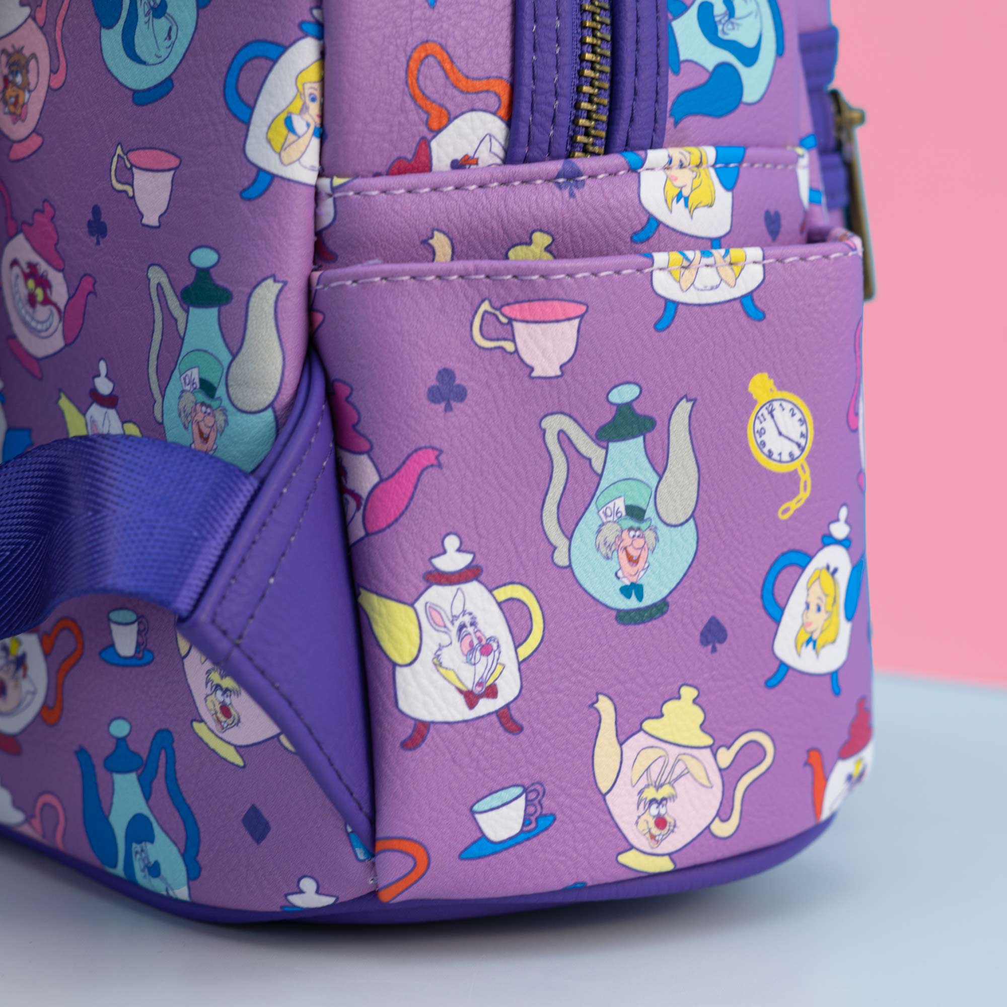 Loungefly x Disney Alice in Wonderland Mad Hatters Tea Pots Mini Backpack - GeekCore