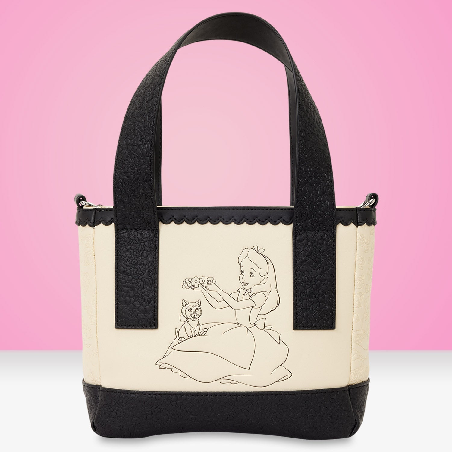 Loungefly x Disney Alice In Wonderland Mini Tote Crossbody Bag - GeekCore