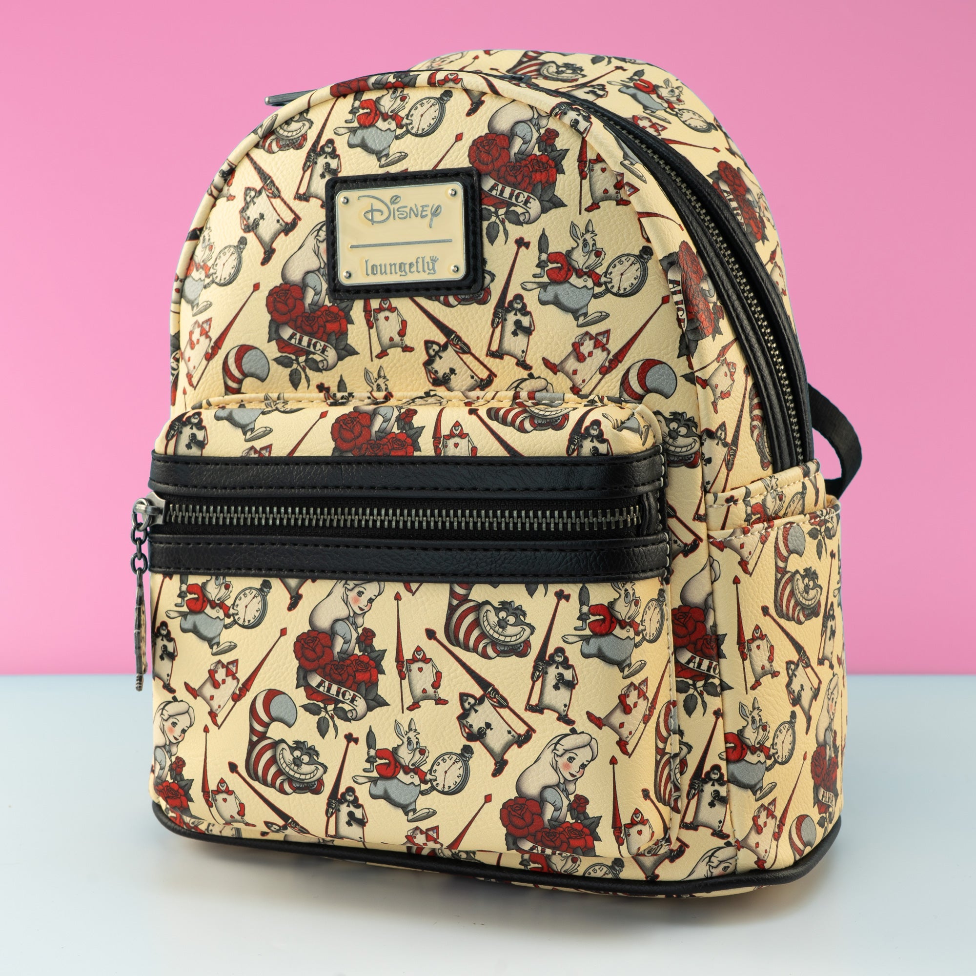 Loungefly x Disney Alice in Wonderland Tattoo Mini Backpack - GeekCore