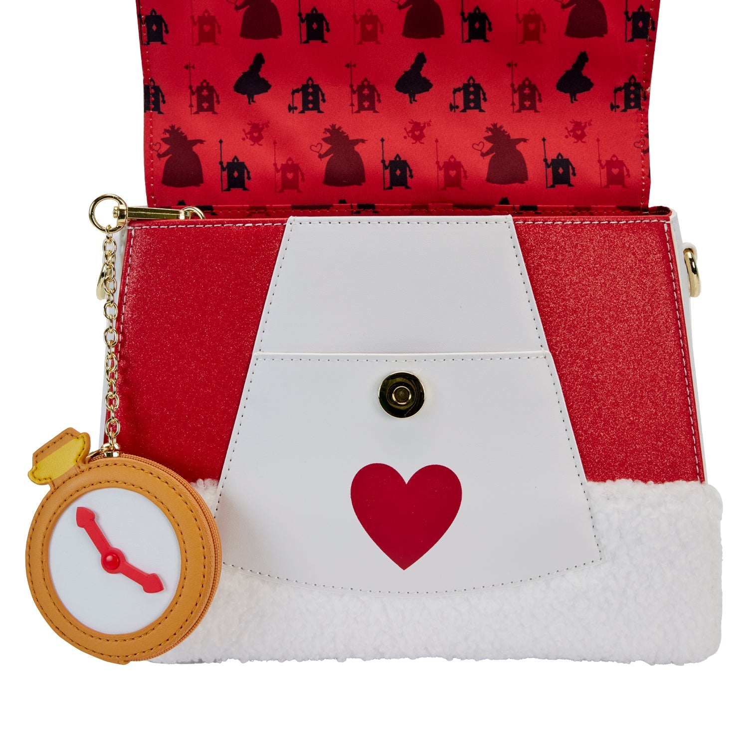 Loungefly x Disney Alice in Wonderland White Rabbit Cosplay Crossbody Bag - GeekCore