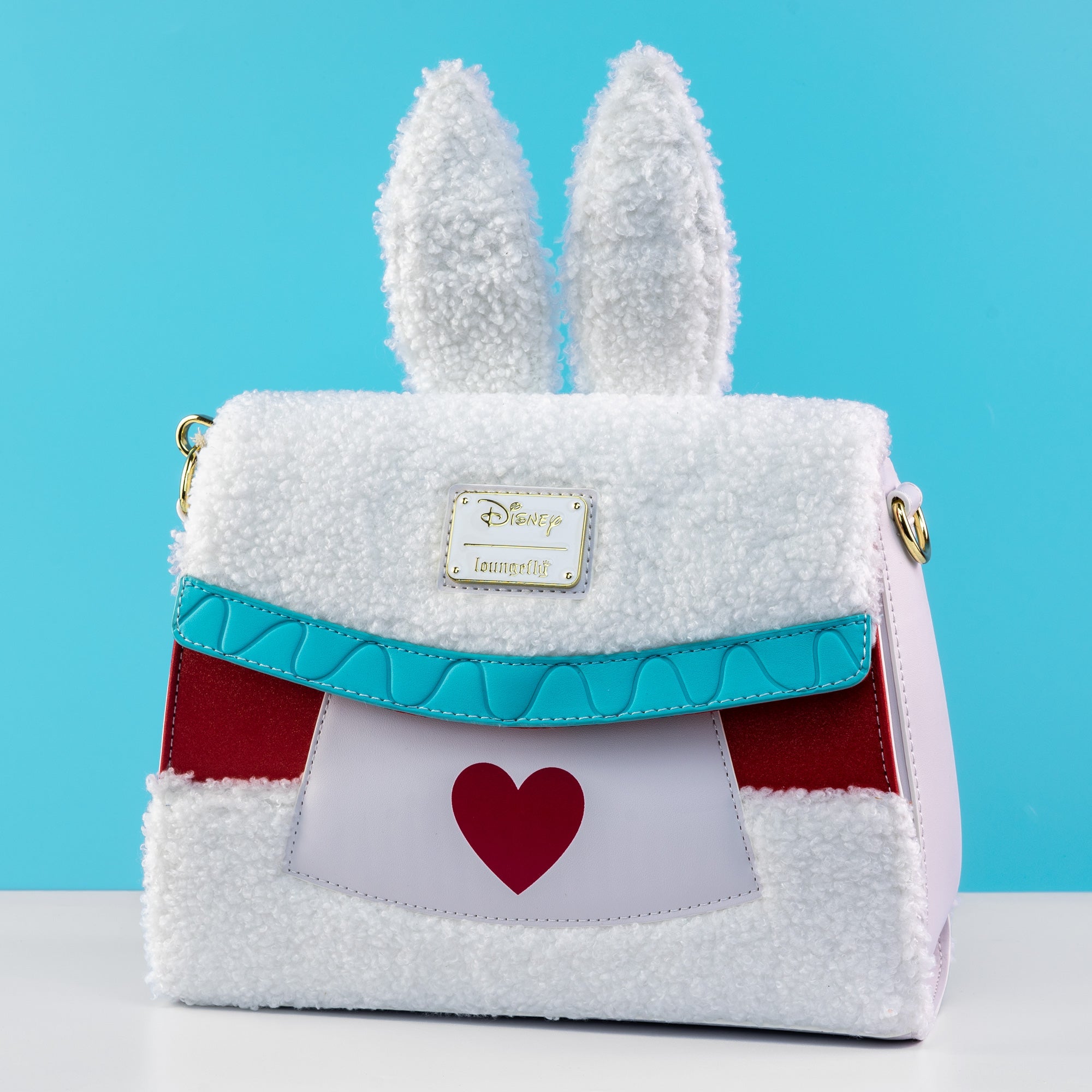 Loungefly x Disney Alice in Wonderland White Rabbit Cosplay Crossbody Bag - GeekCore