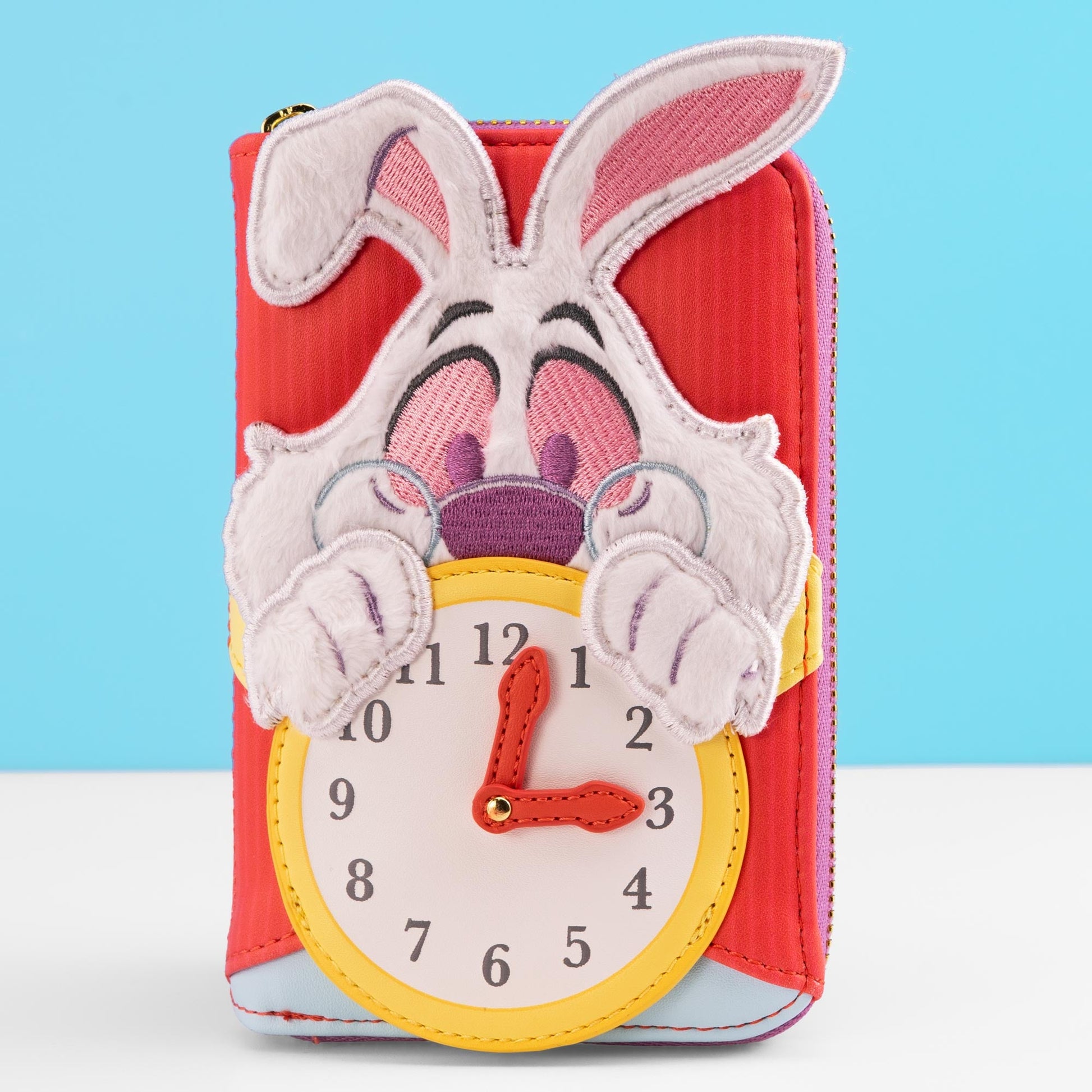Loungefly x Disney Alice In Wonderland White Rabbit Zip Around Wallet - GeekCore