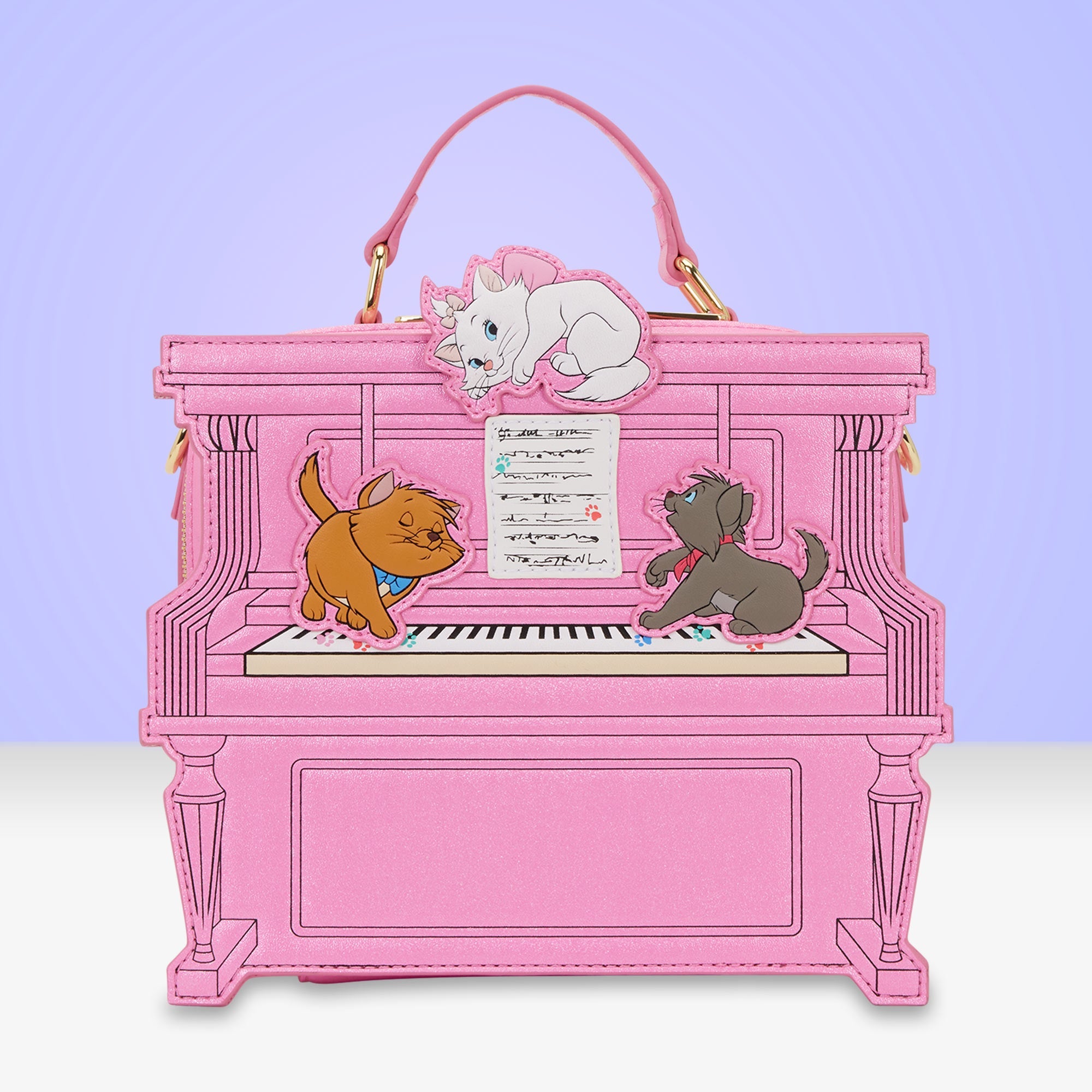 Loungefly x Disney Aristocats Figural Piano Crossbody Bag - GeekCore