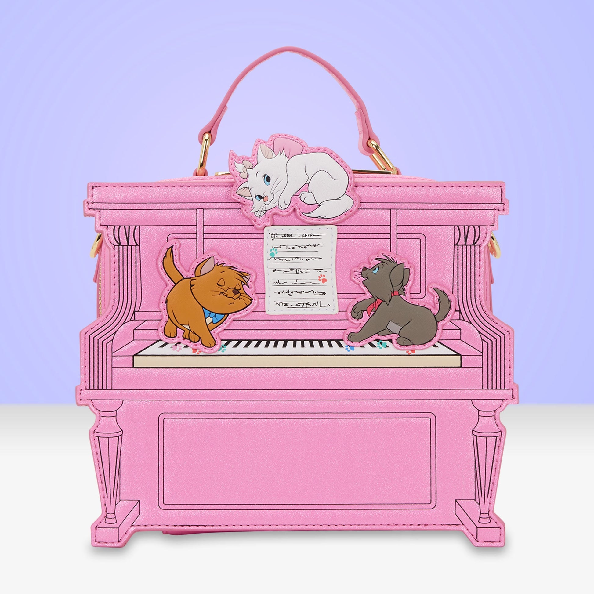 Loungefly x Disney Aristocats Figural Piano Crossbody Bag - GeekCore
