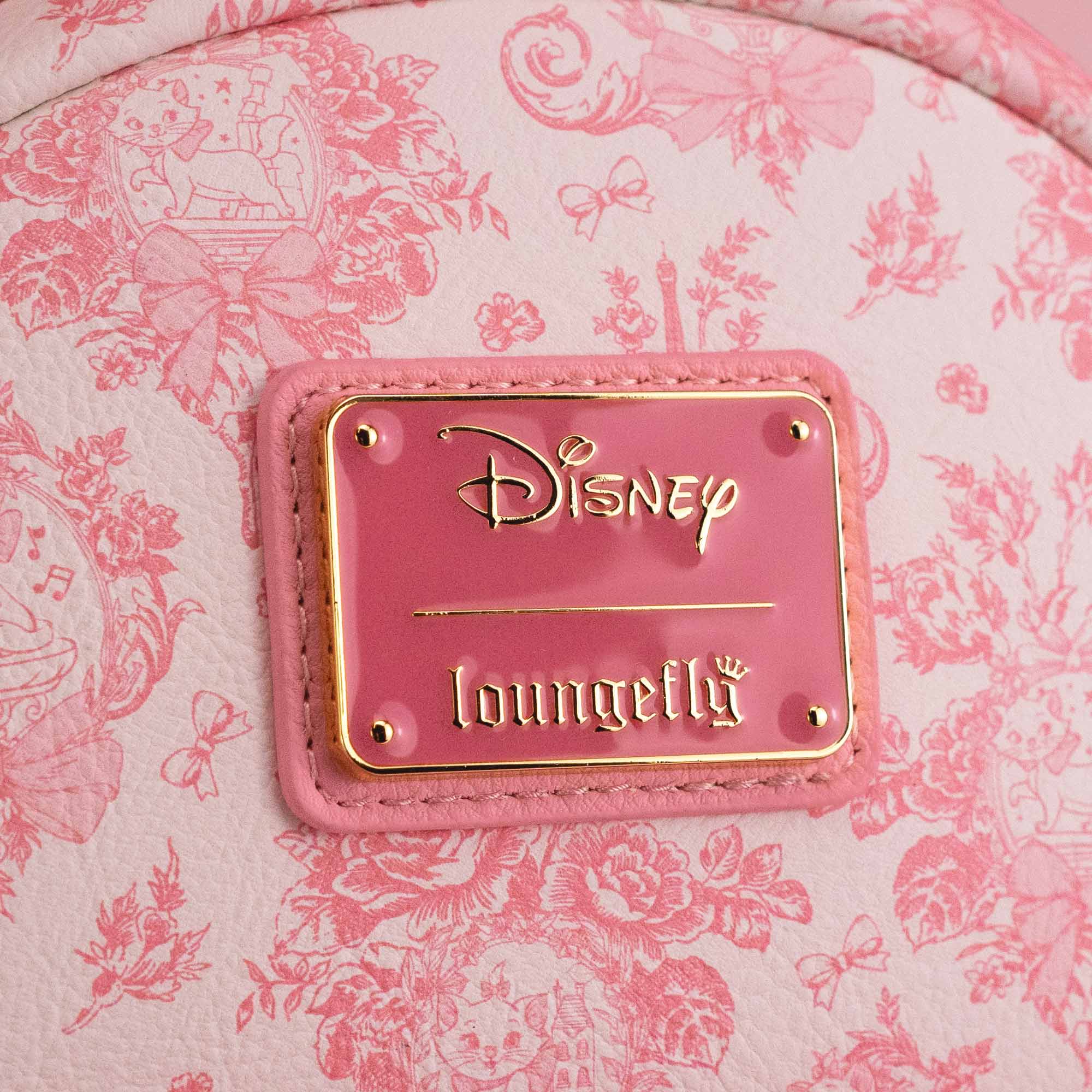 Loungefly x Disney Aristocats Marie Toile Print Mini Backpack - GeekCore